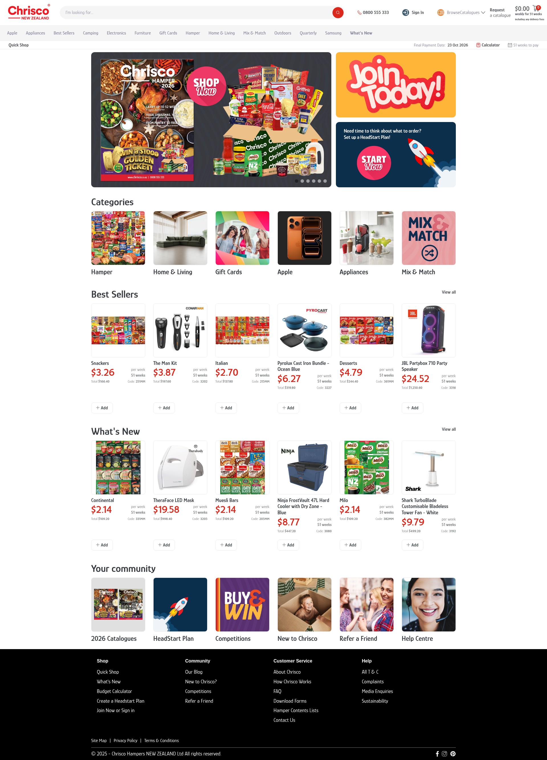 Screenshot of chrisco.co.nz