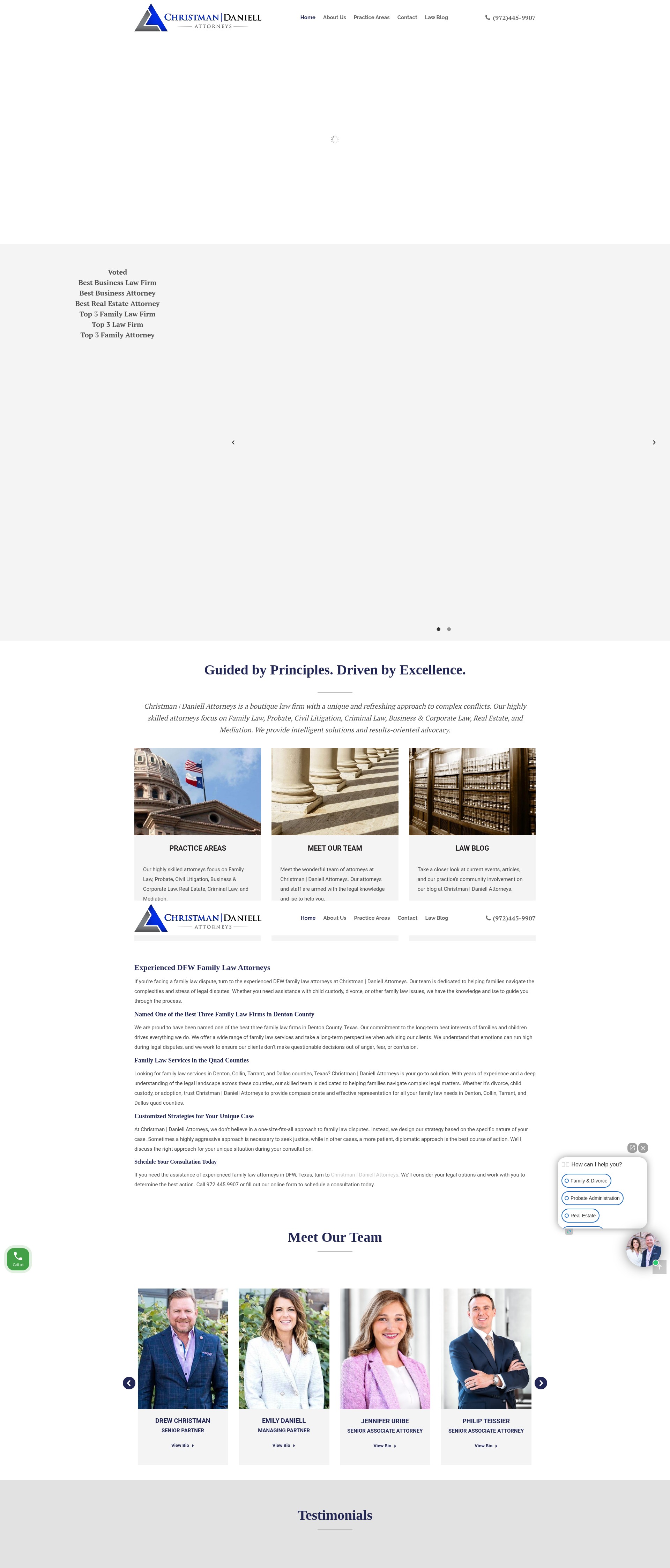 Screenshot of christmanattorneys.com