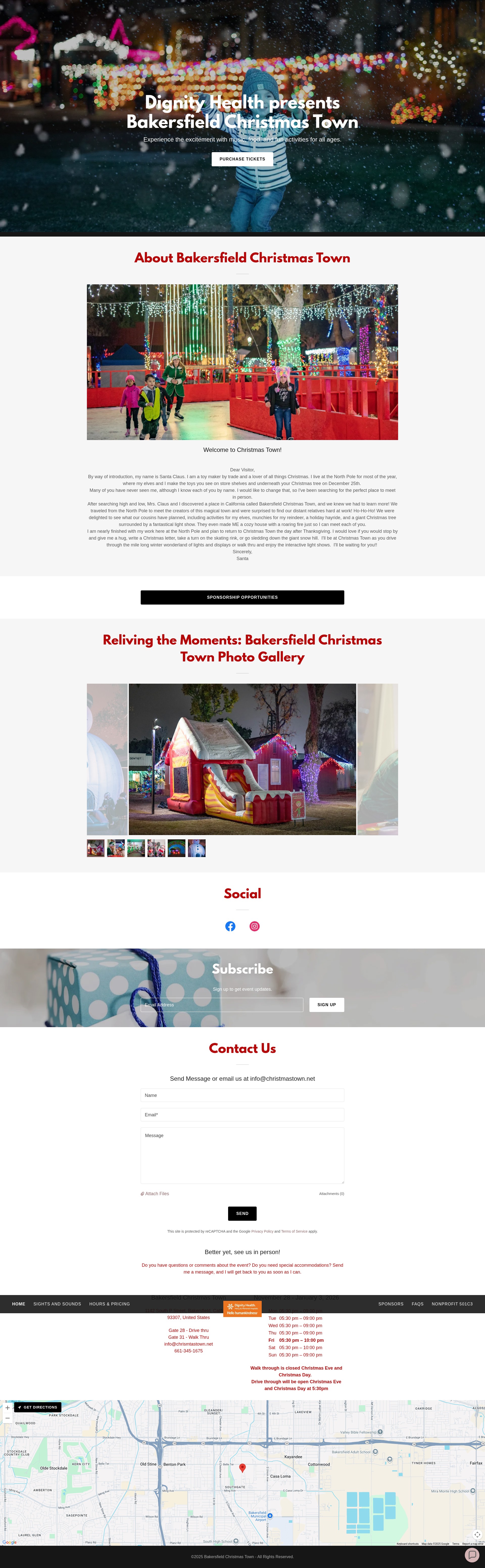 Screenshot of christmastown.net