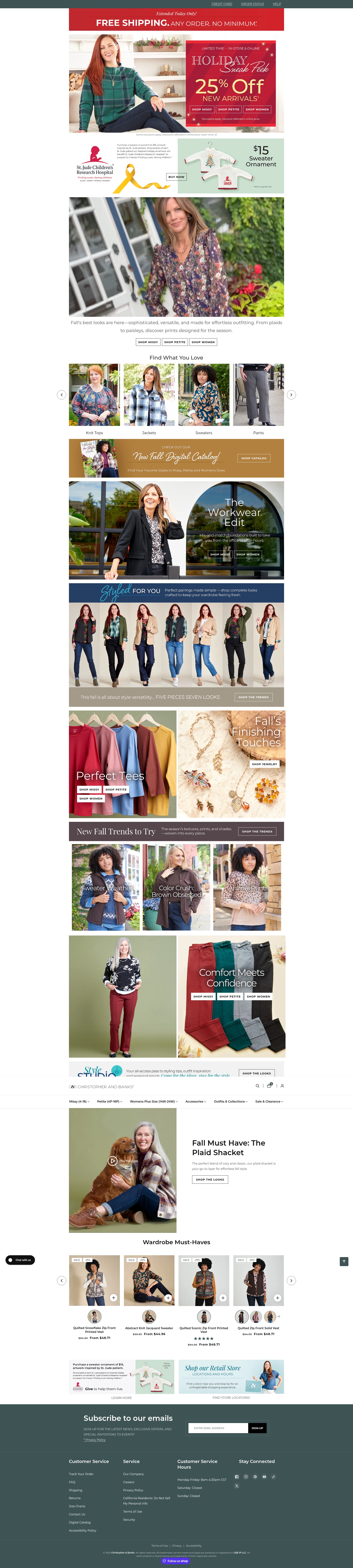 Screenshot of christopherandbanks.com