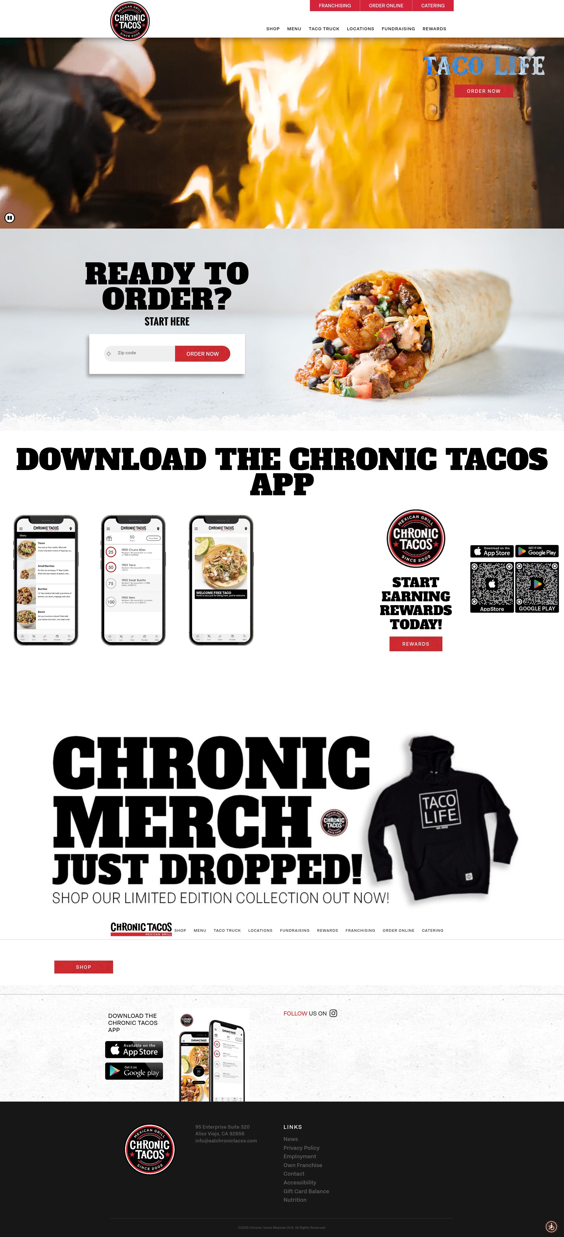 Screenshot of chronictacos.com