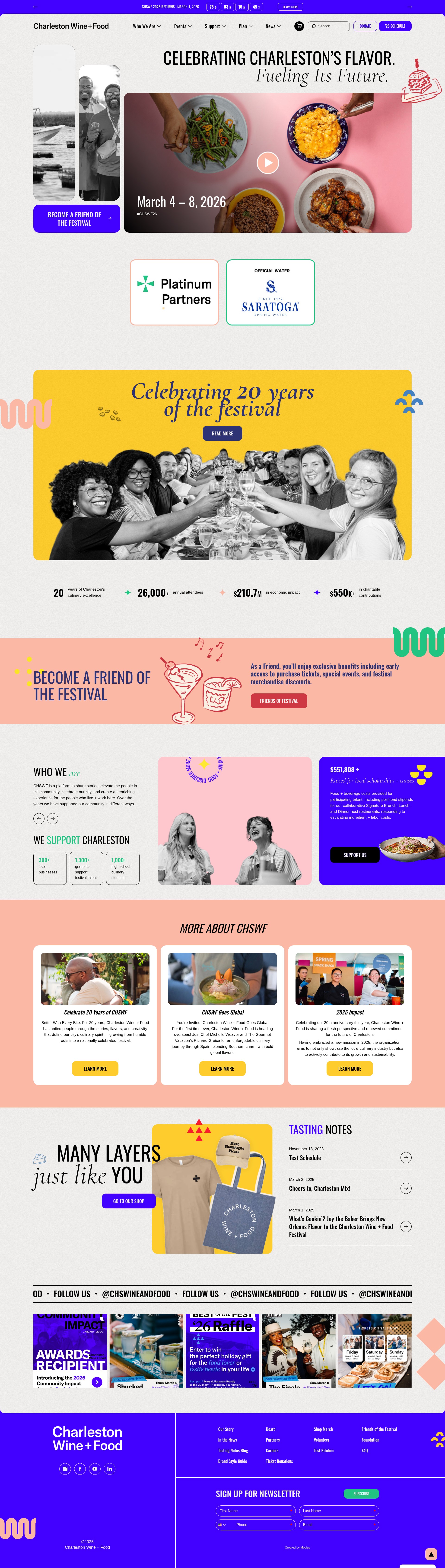 Screenshot of chswf.org
