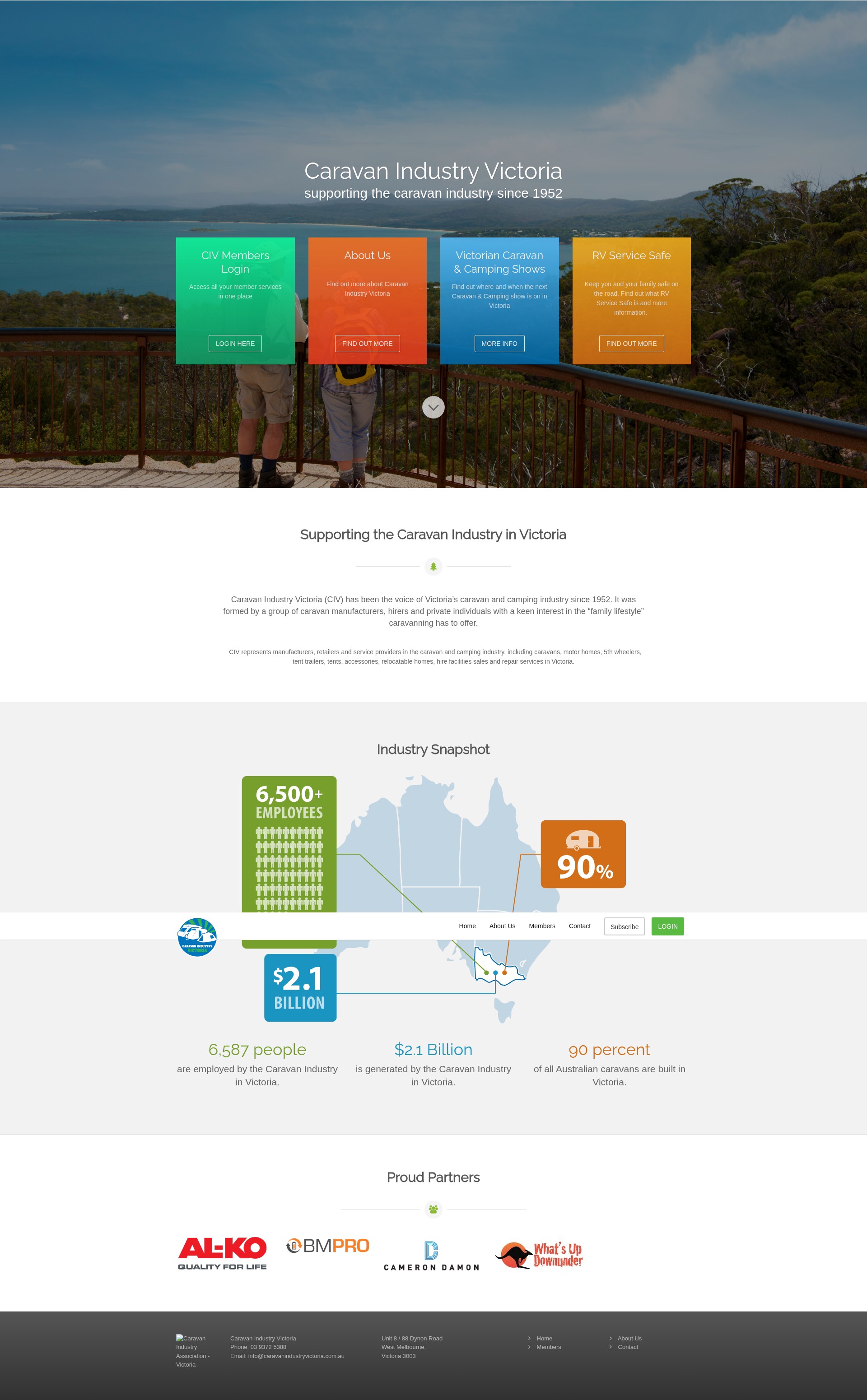 Screenshot of ciavic.com.au