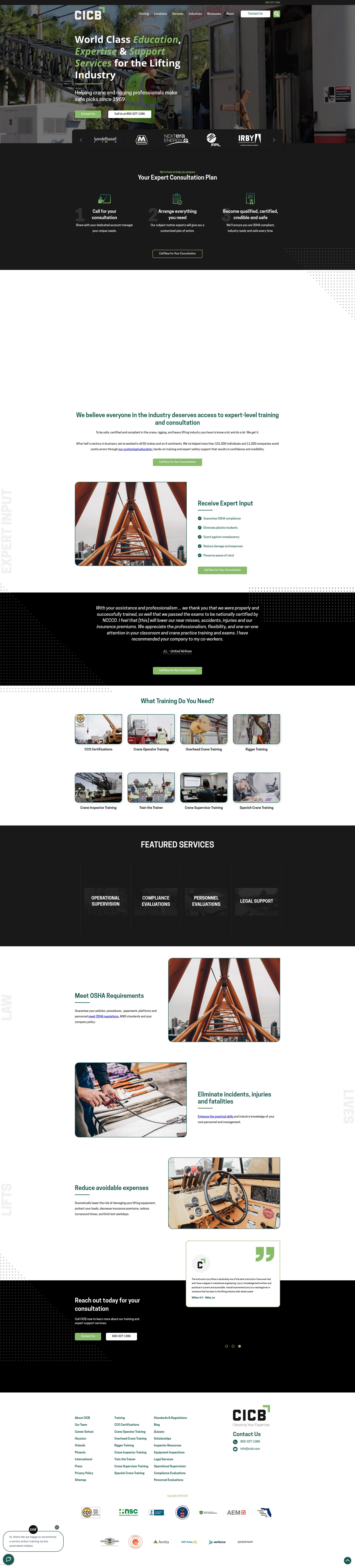Screenshot of cicb.com