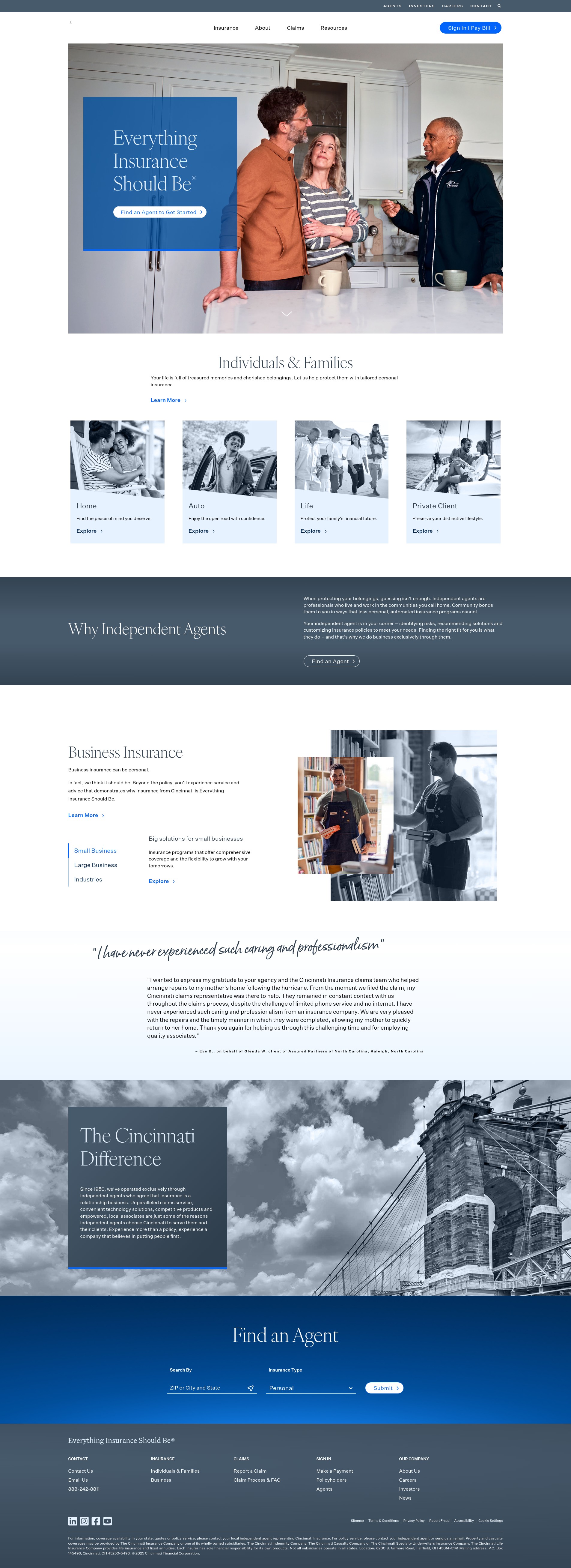 Screenshot of cinfin.com