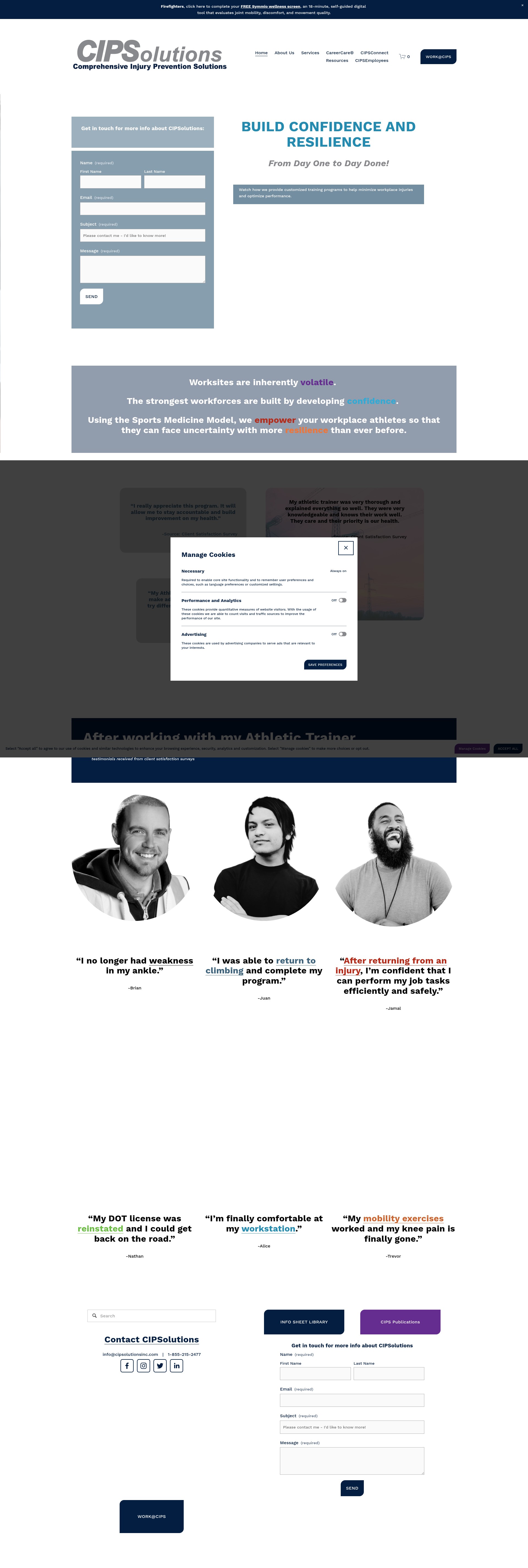 Screenshot of cipsolutionsinc.com
