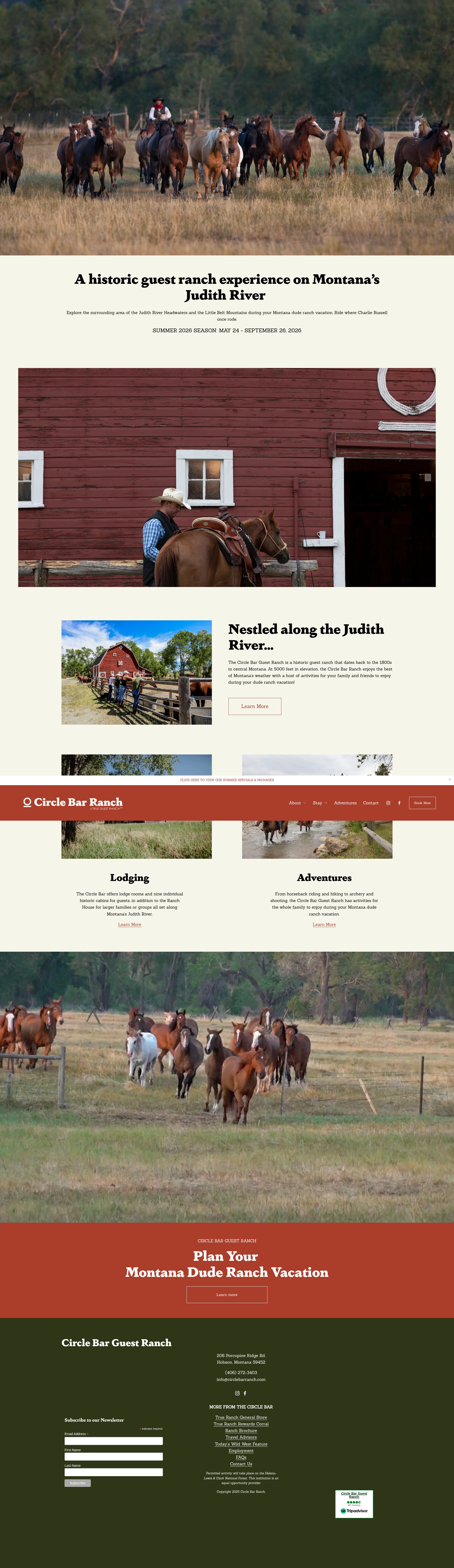 Screenshot of circlebarranch.com