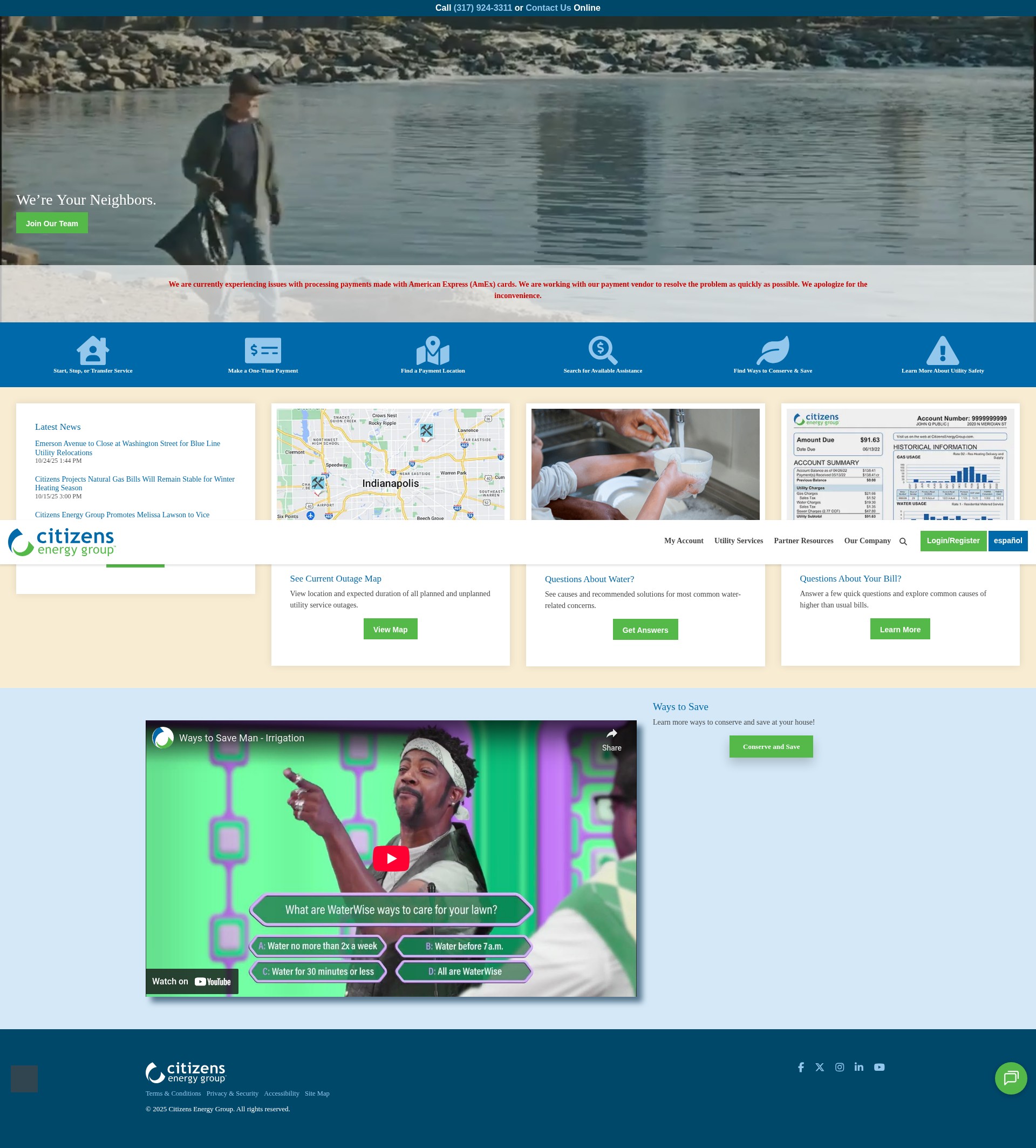 Screenshot of citizensenergygroup.com