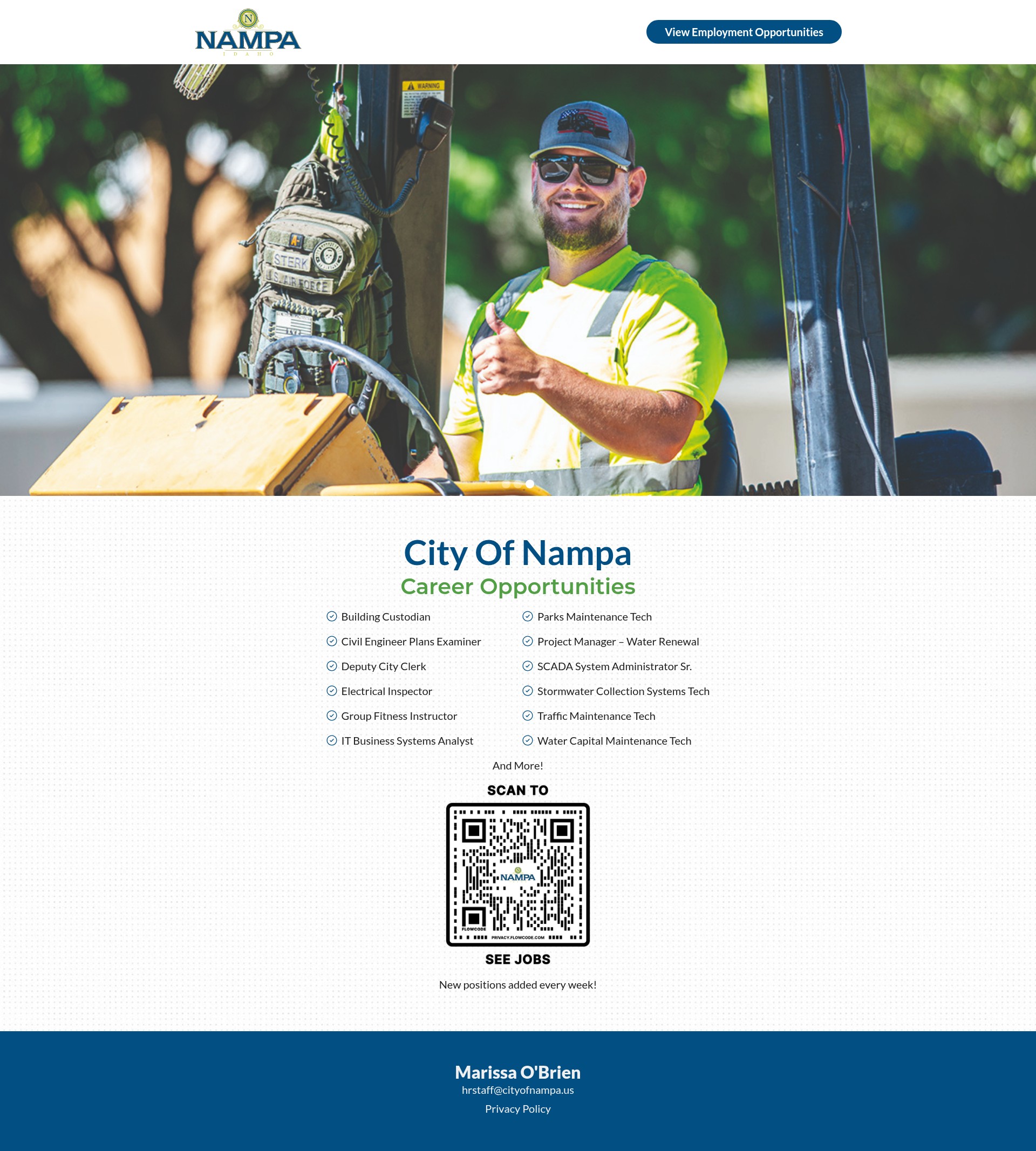 Screenshot of city-of-nampa.display-pages.com