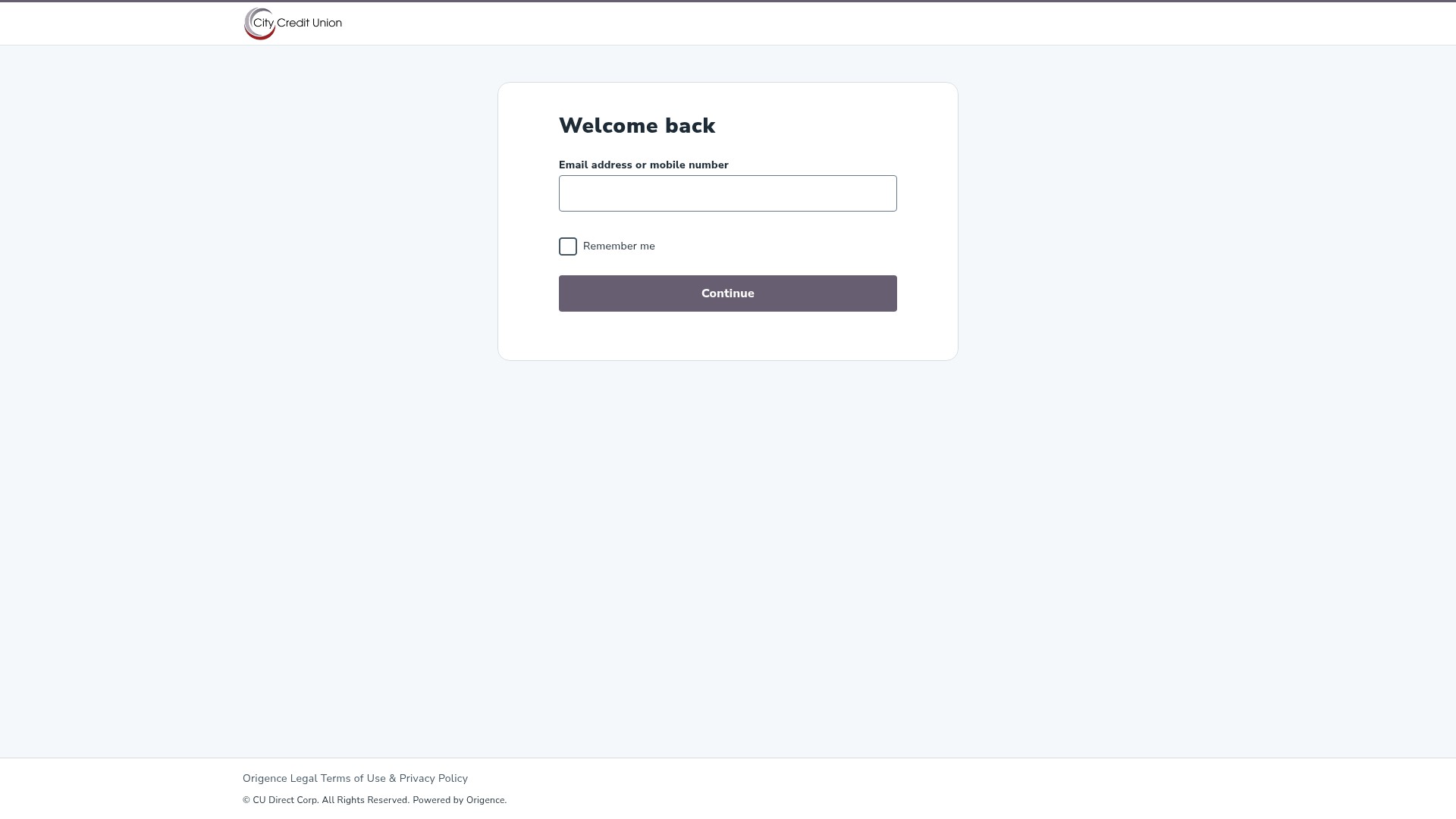 Screenshot of citycu.myori.com