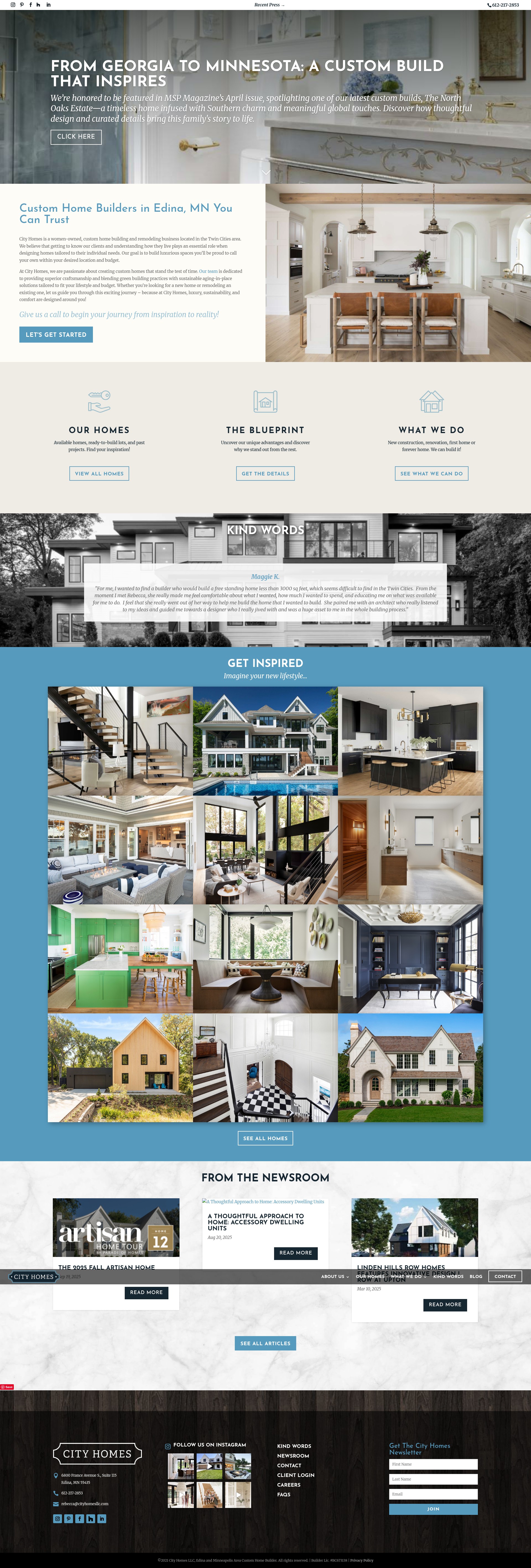 Screenshot of cityhomesllc.com