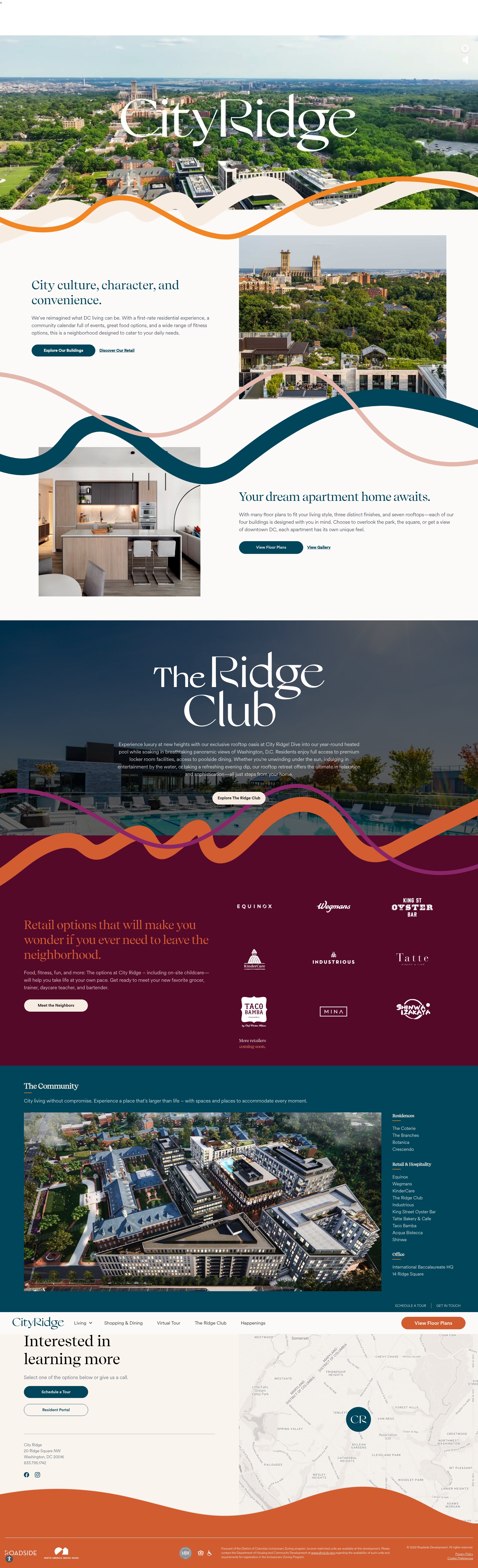 Screenshot of cityridgedc.com