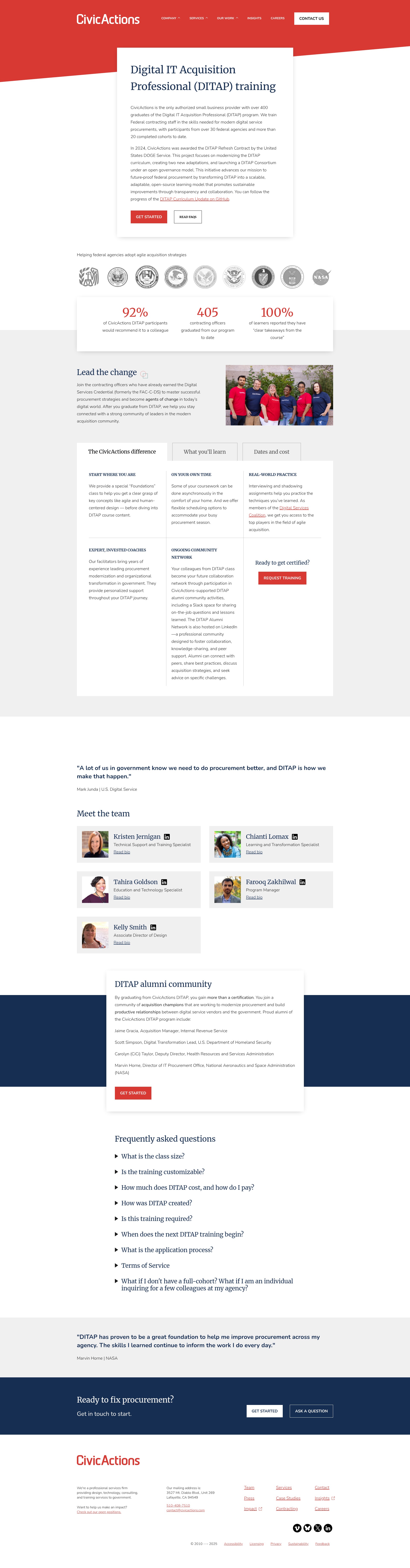 Screenshot of civicactions.com