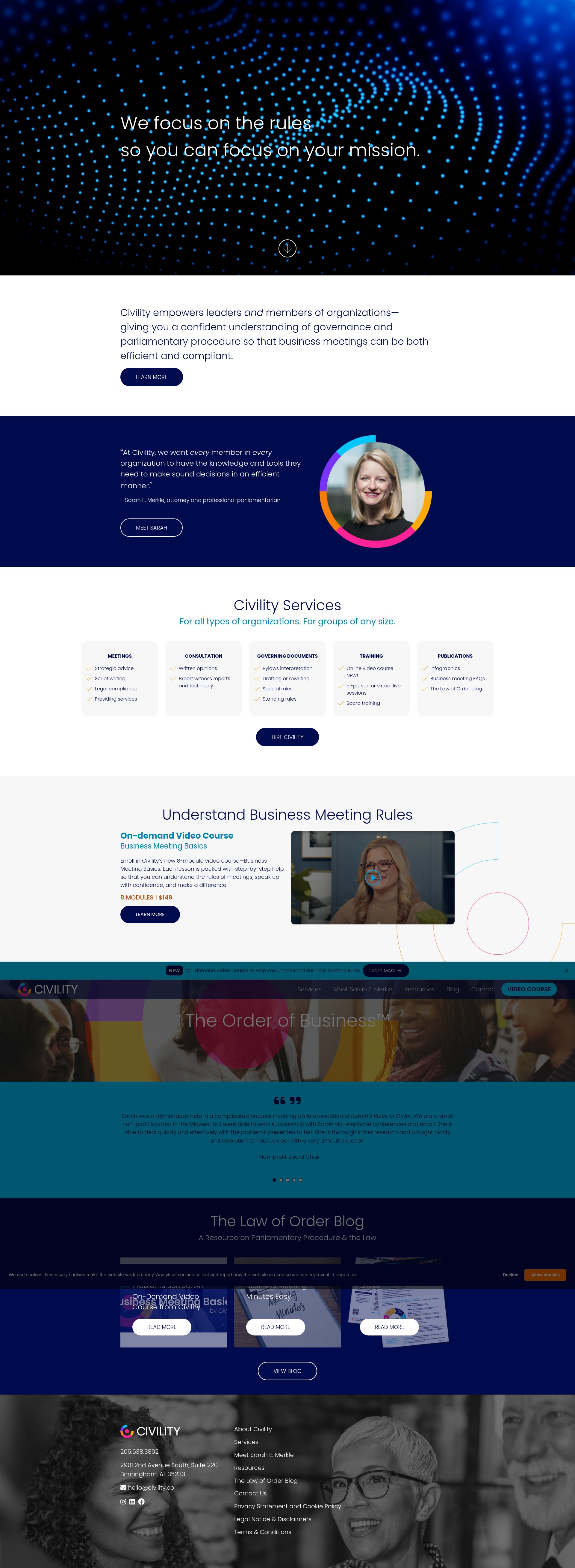 Screenshot of civility.co
