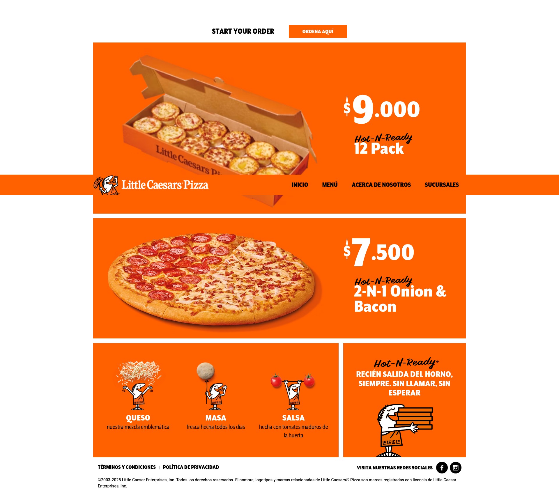Screenshot of cl.littlecaesars.com
