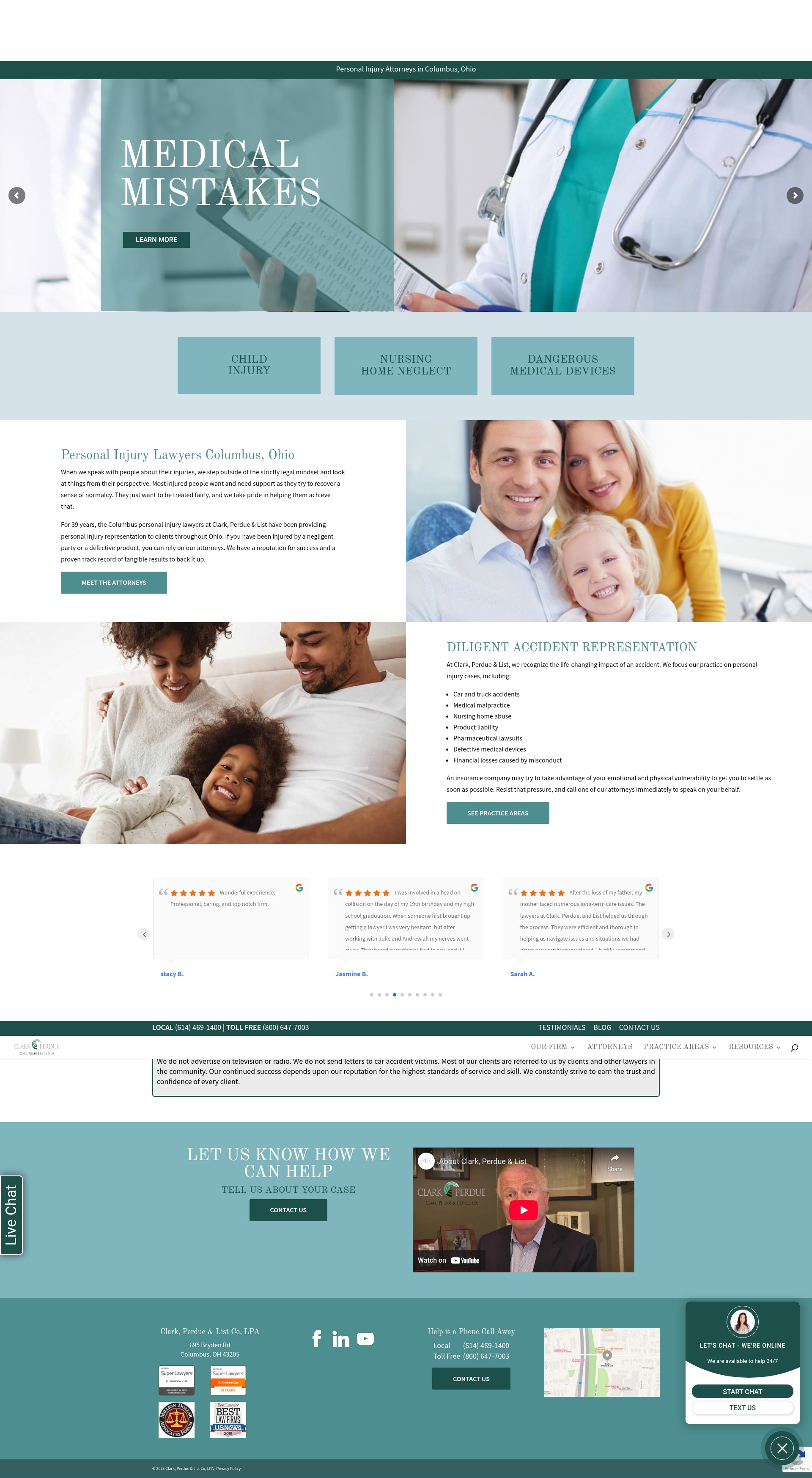 Screenshot of clarkperdue.com