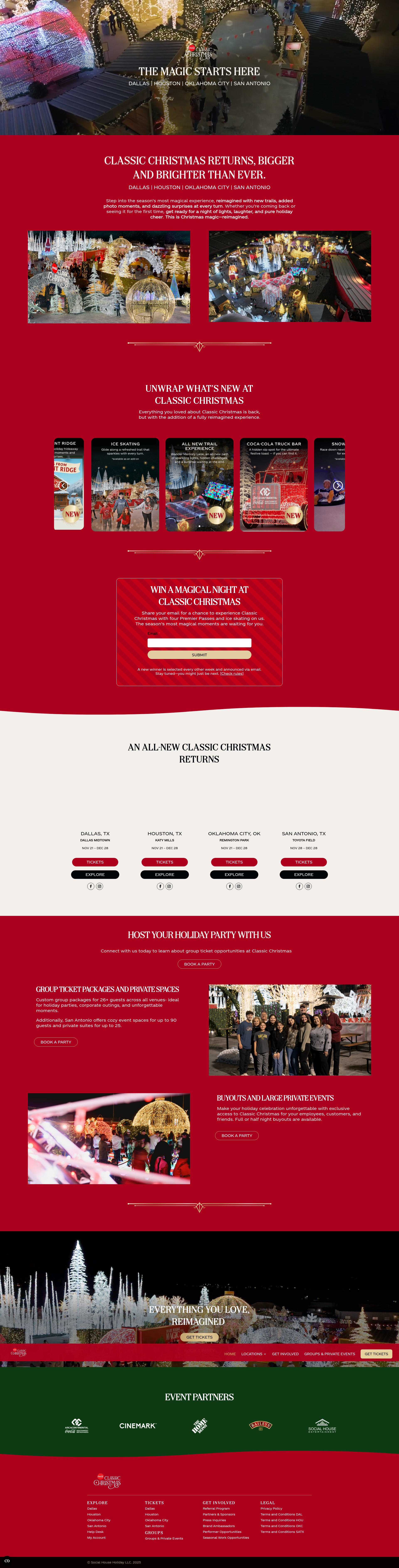 Screenshot of classicchristmas.com
