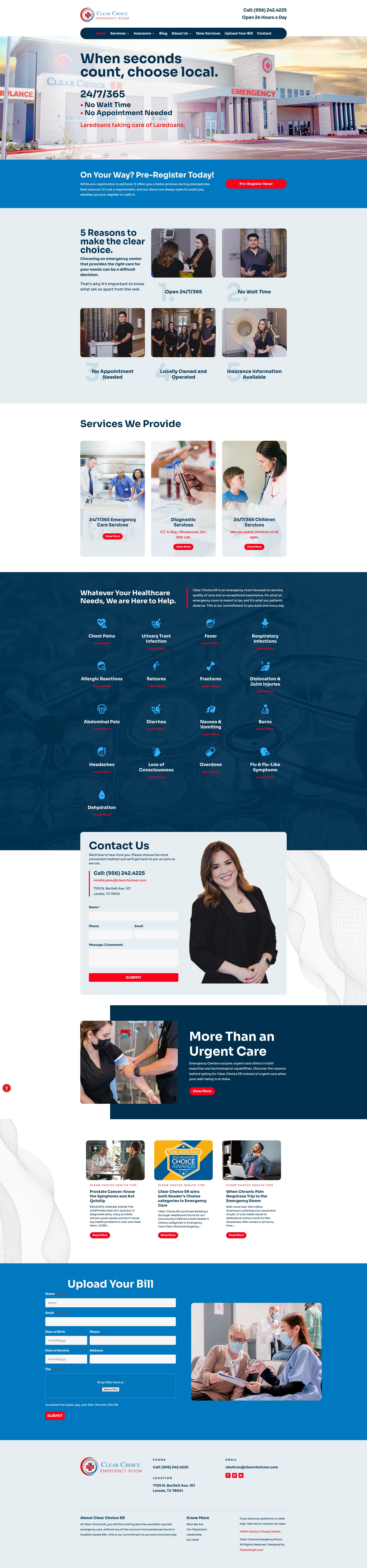 Screenshot of clearchoiceer.com