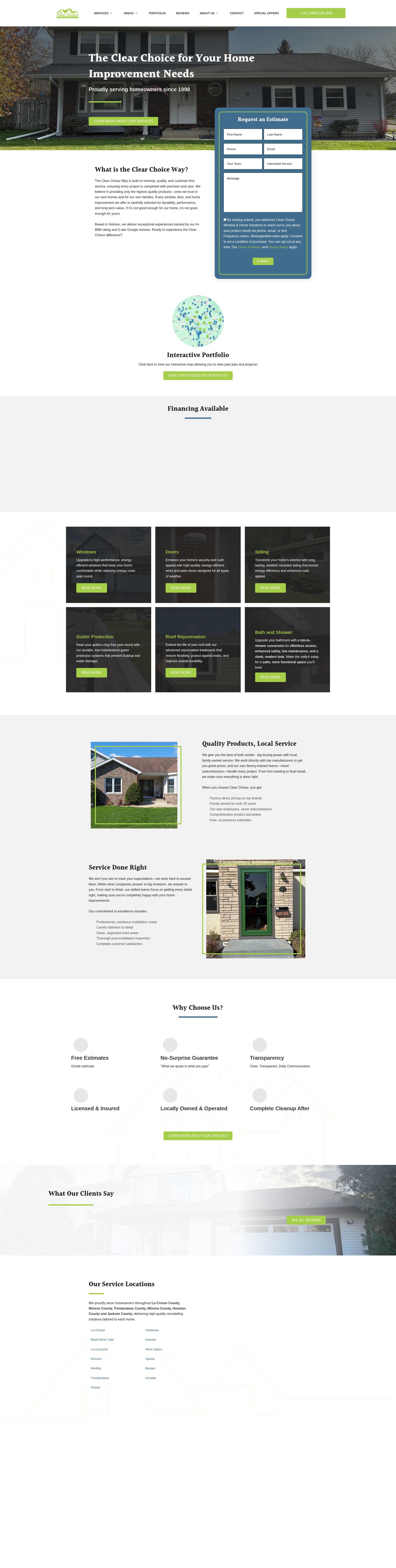 Screenshot of clearchoicewi.com