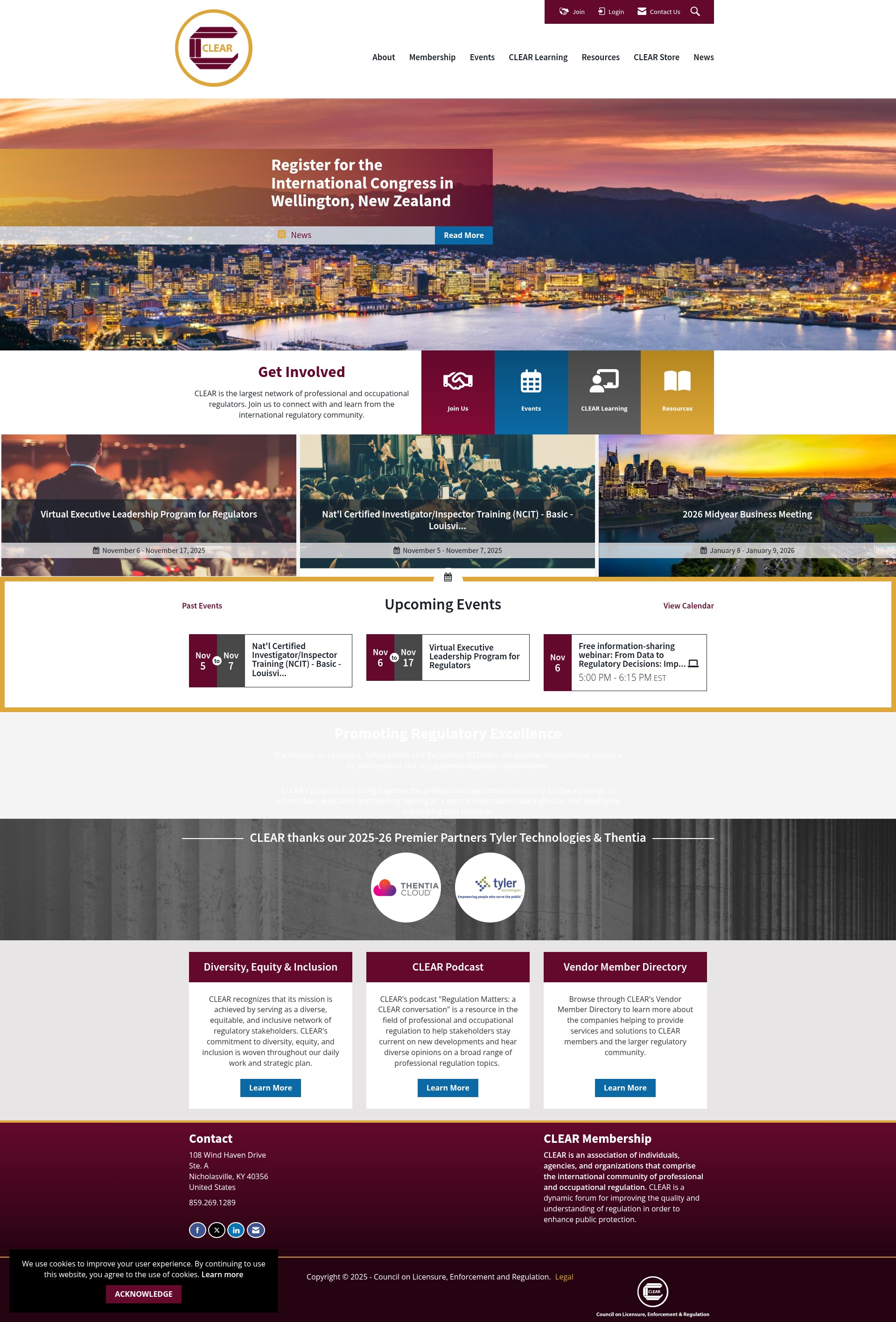 Screenshot of clearhq.org