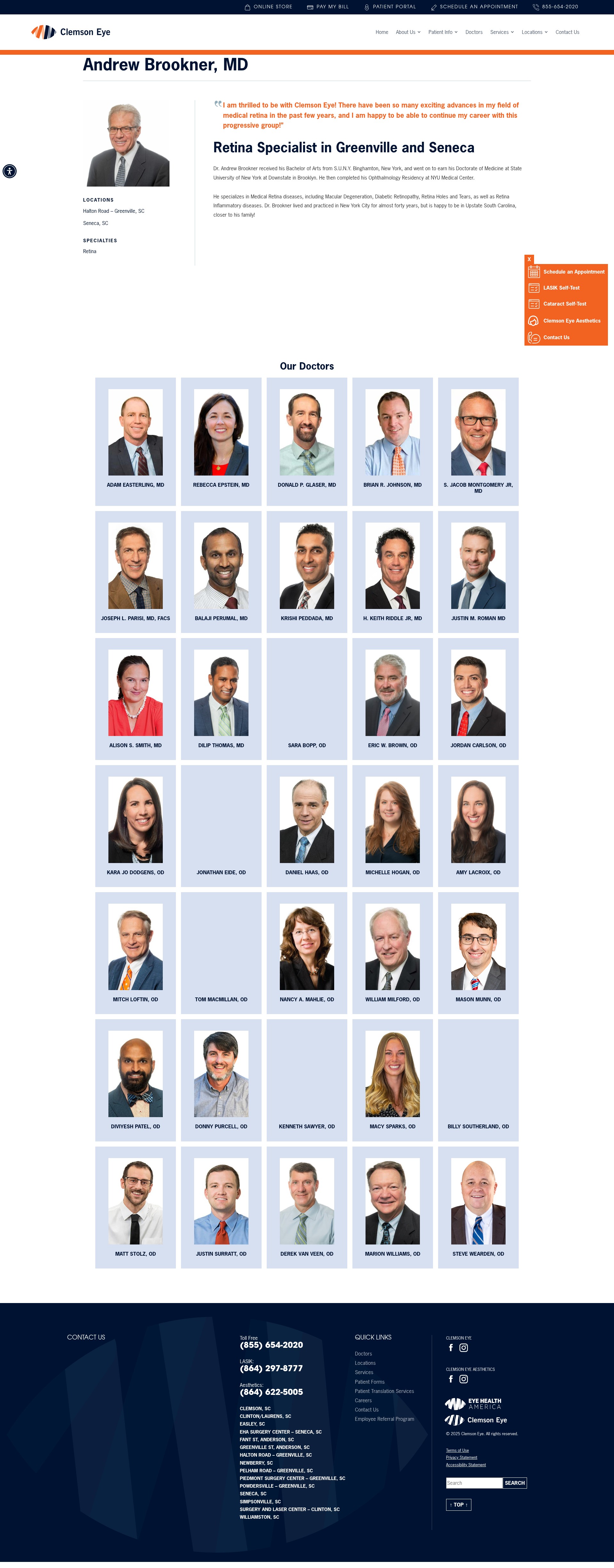 Screenshot of clemsoneye.com