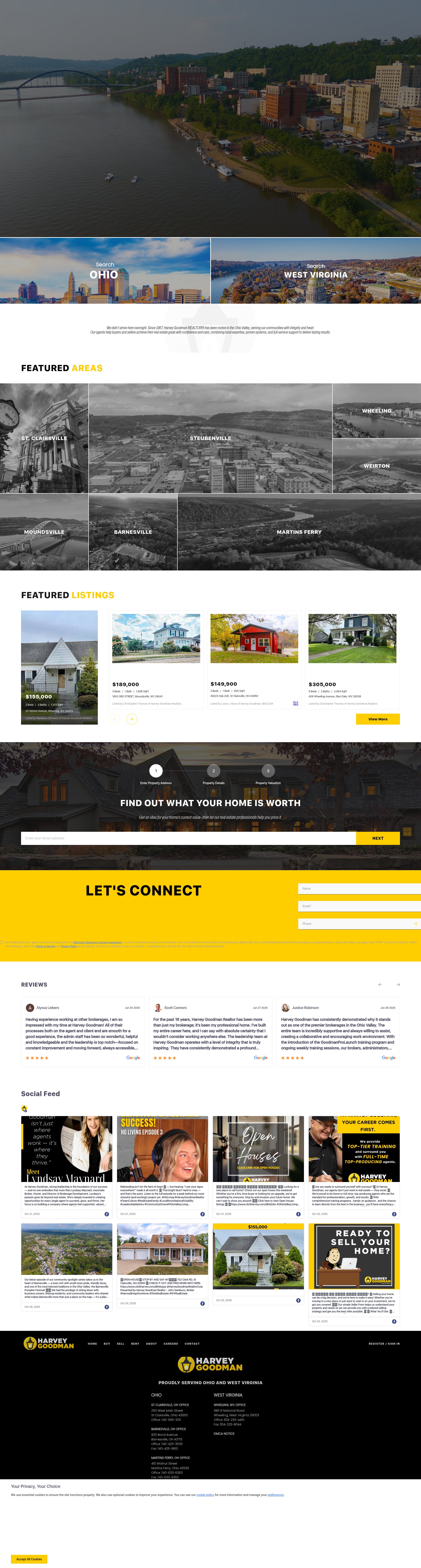 Screenshot of clickharvey.com