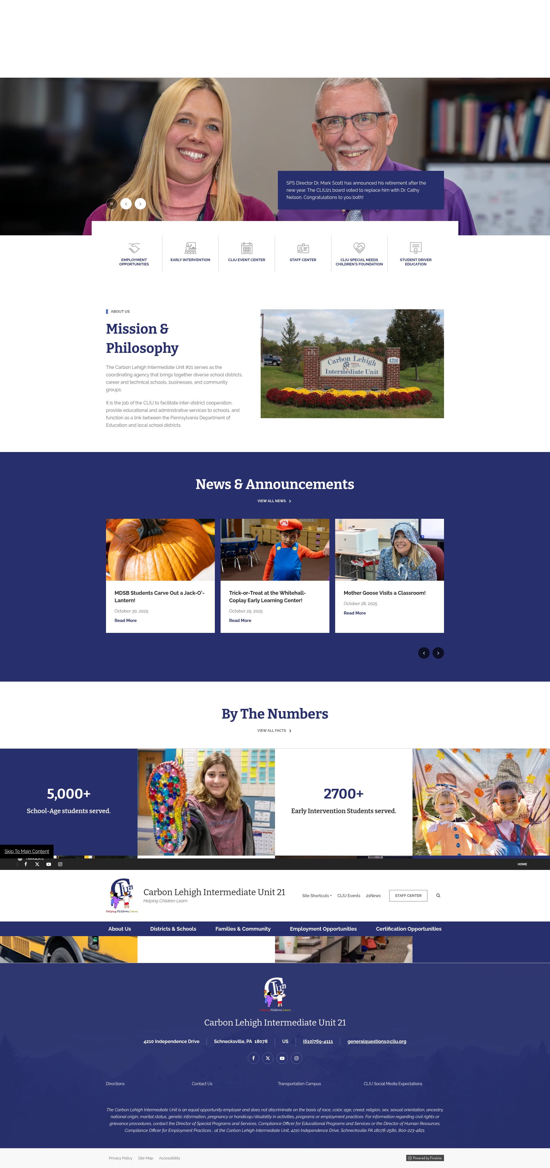 Screenshot of cliu.org