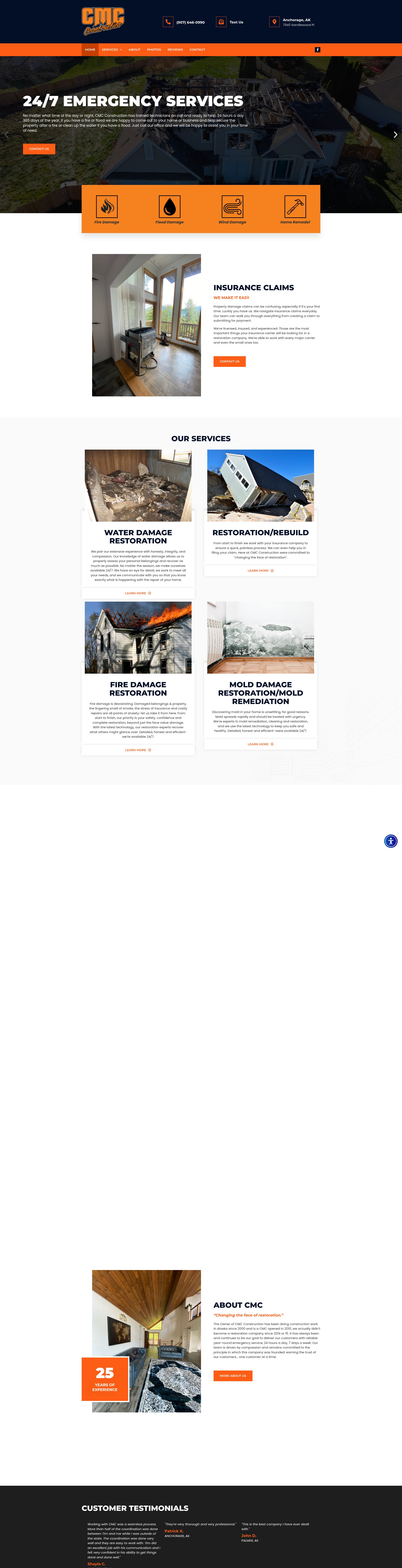 Screenshot of cmcalaska.com