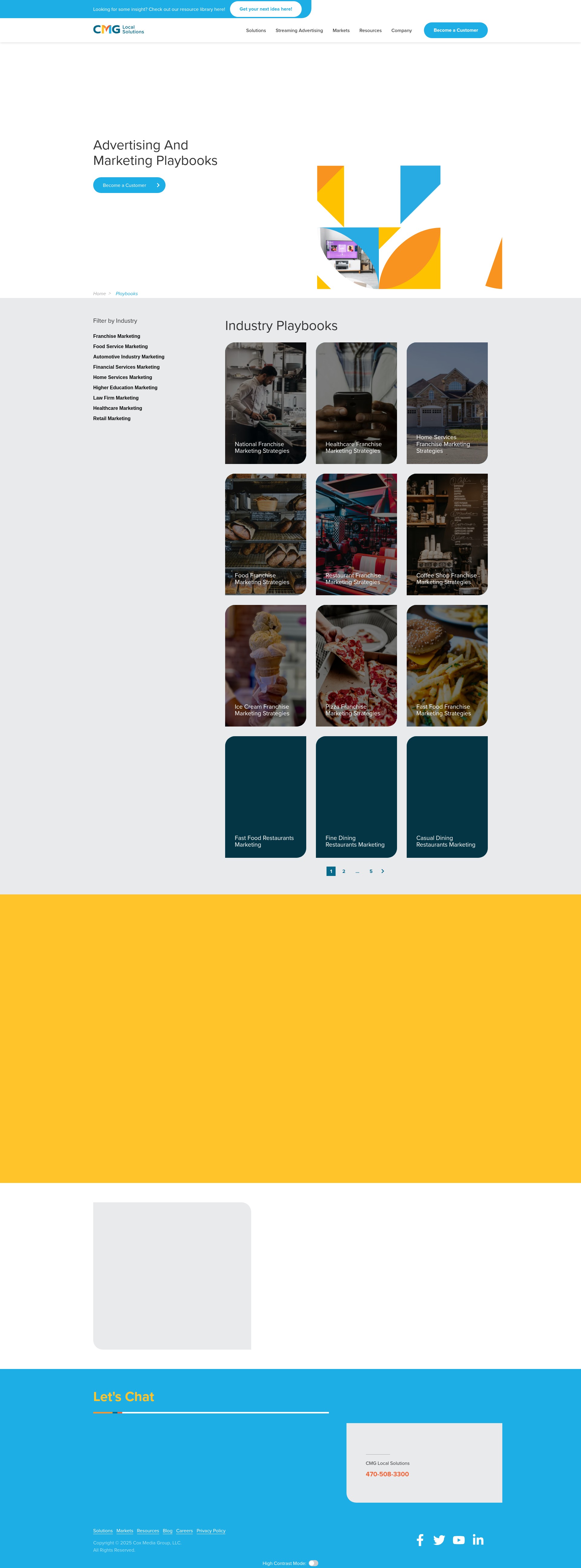 Screenshot of cmglocalsolutions.com