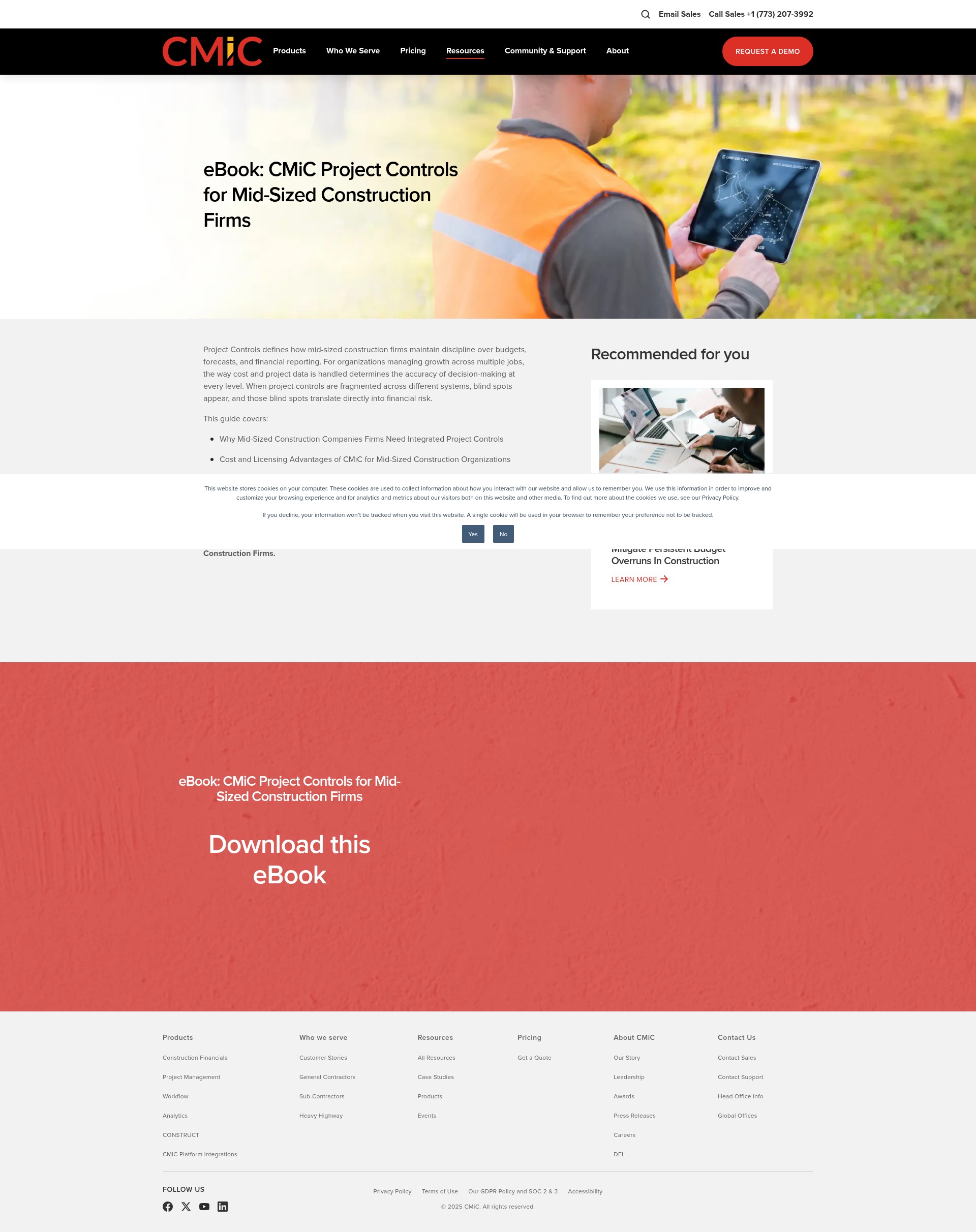 Screenshot of cmicglobal.com