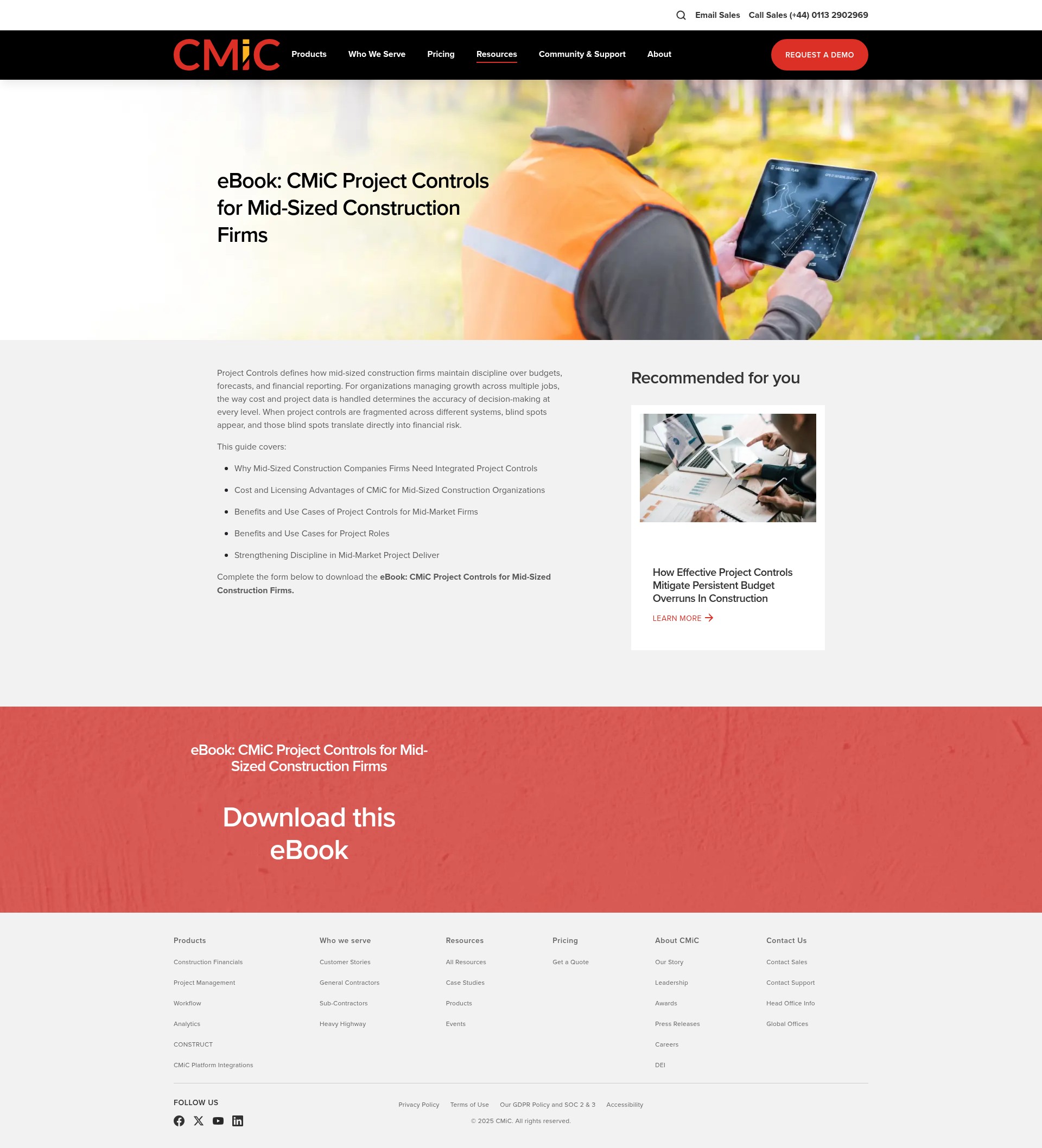Screenshot of cmicglobal.uk