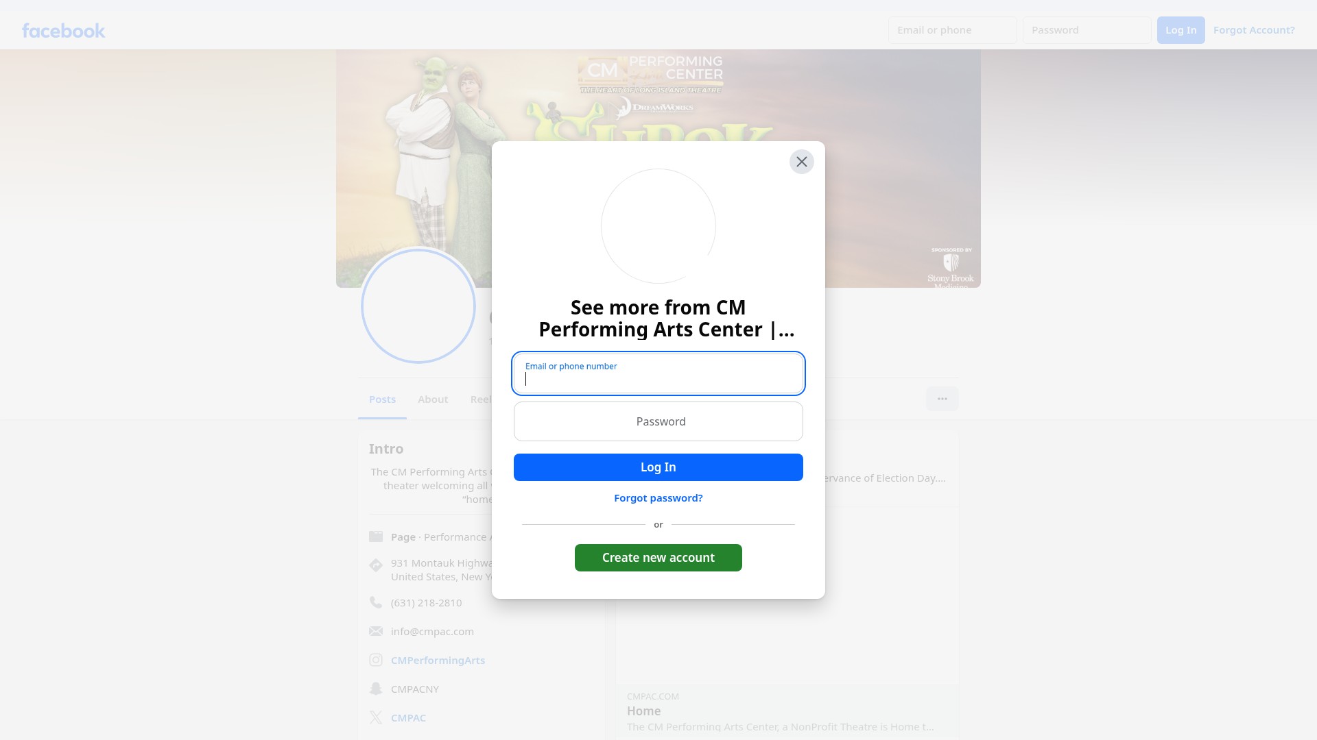 Screenshot of cmpac.com