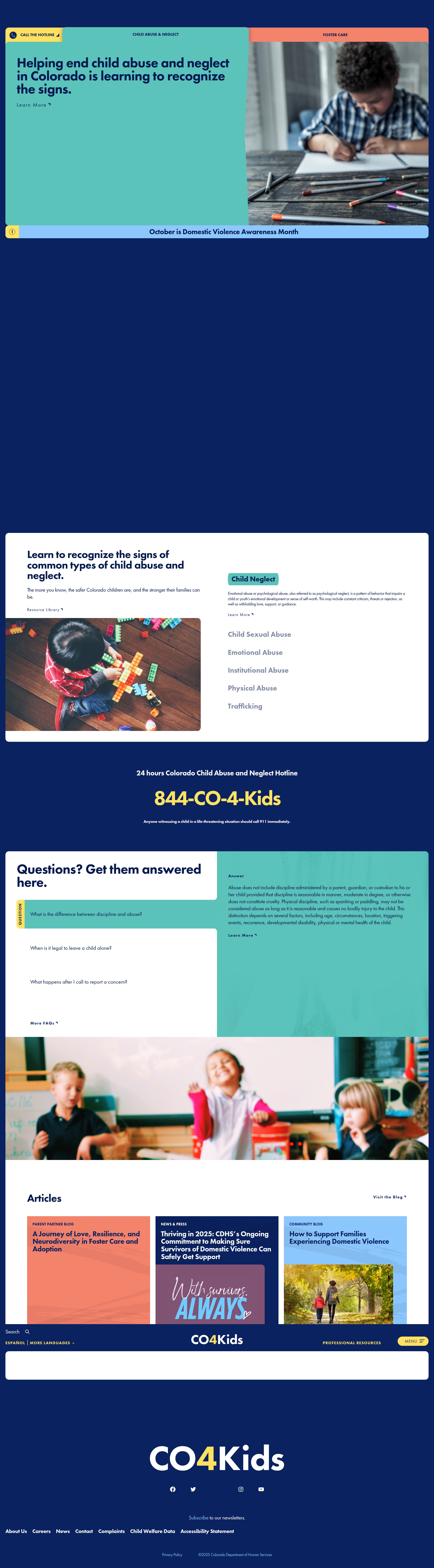 Screenshot of co4kids.org