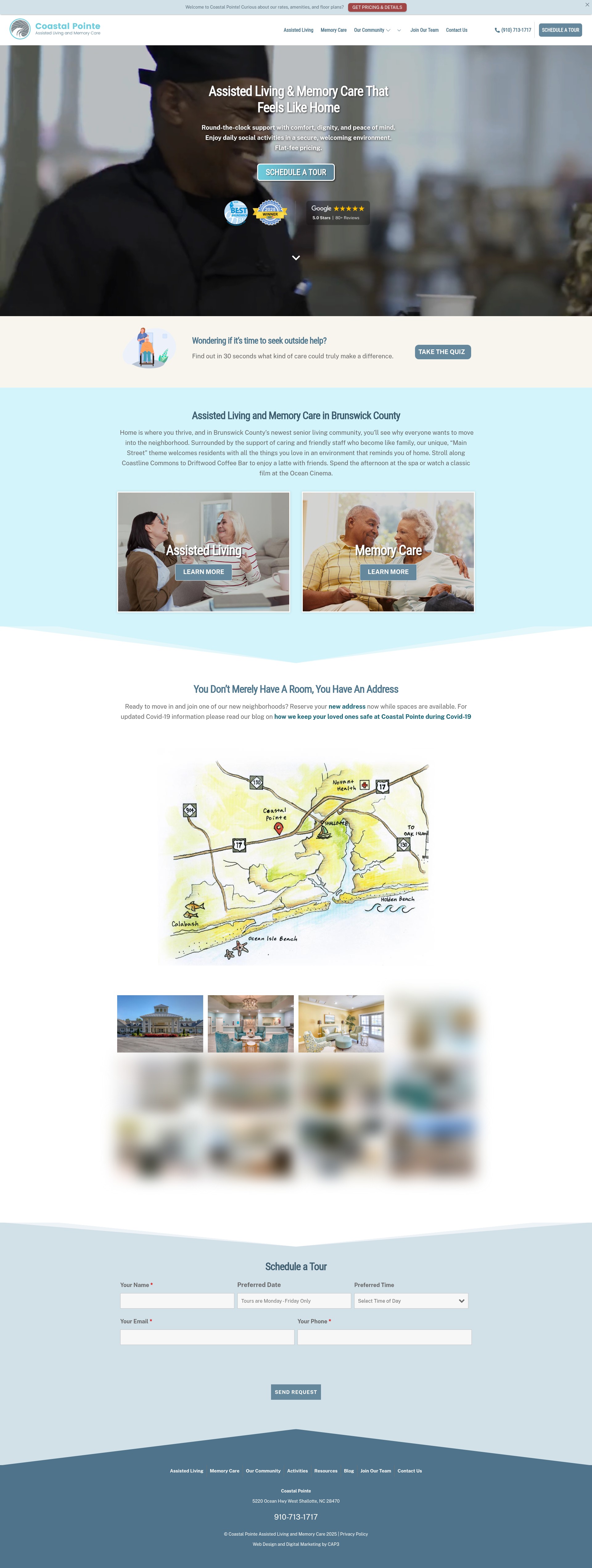 Screenshot of coastalpointe.com