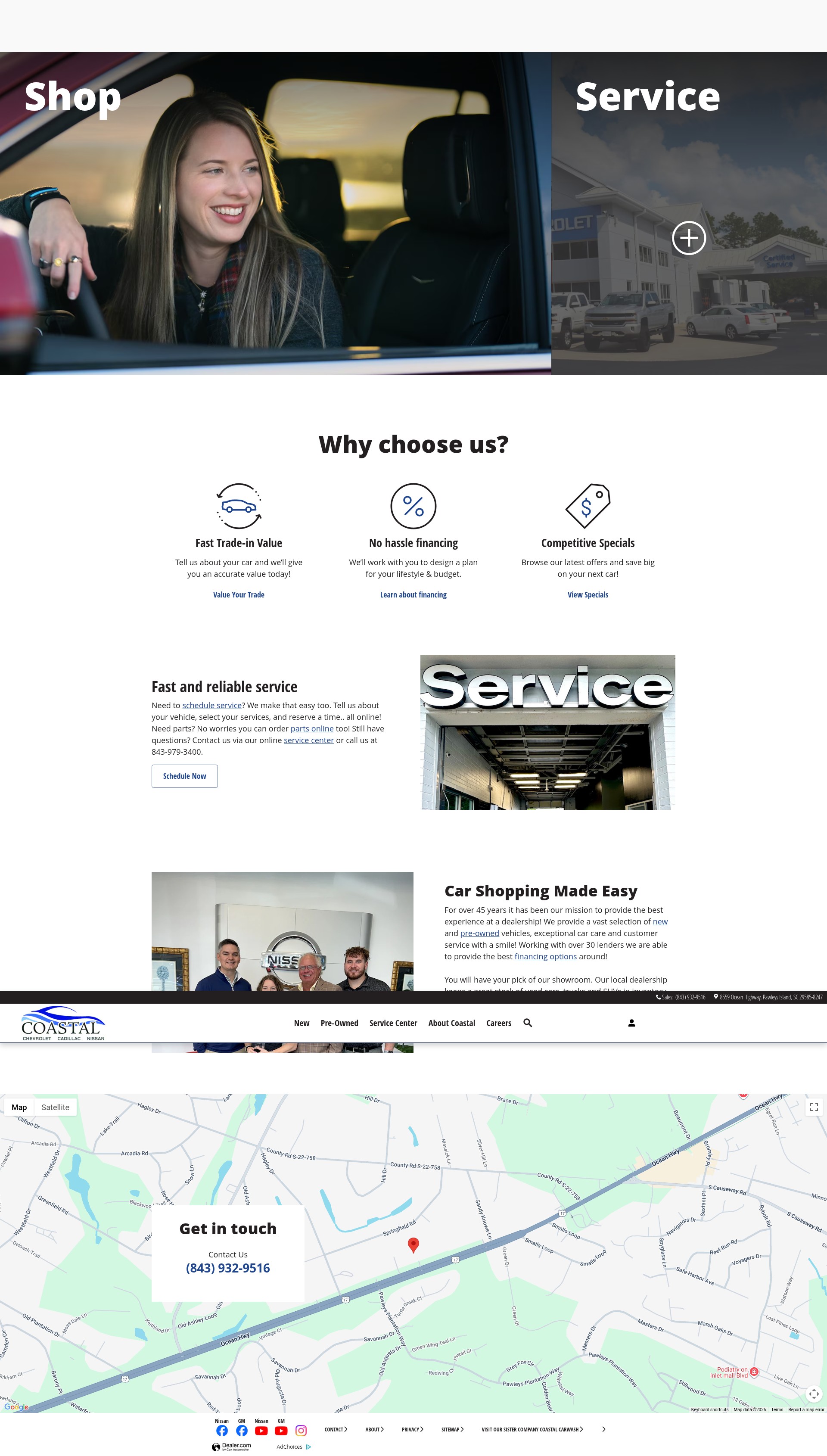 Screenshot of coastalsaves.com