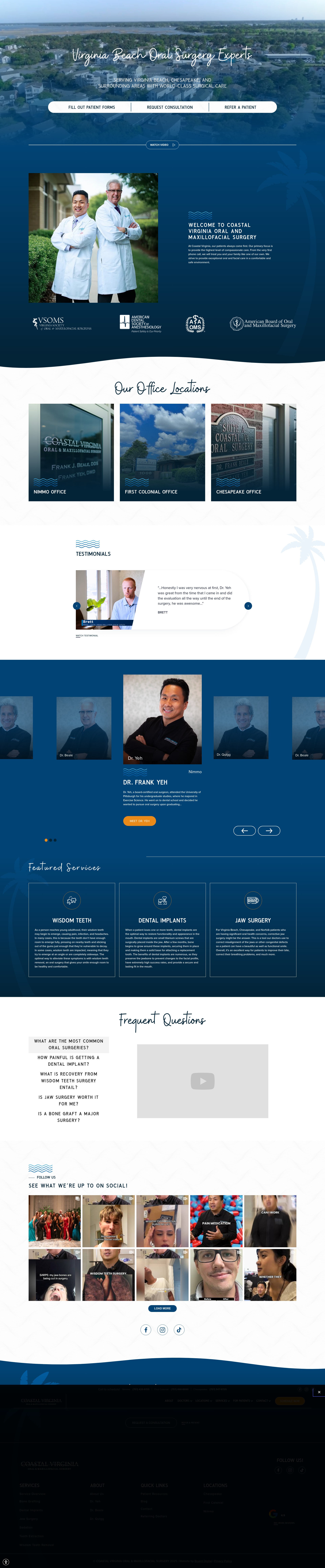 Screenshot of coastalvaomfs.com