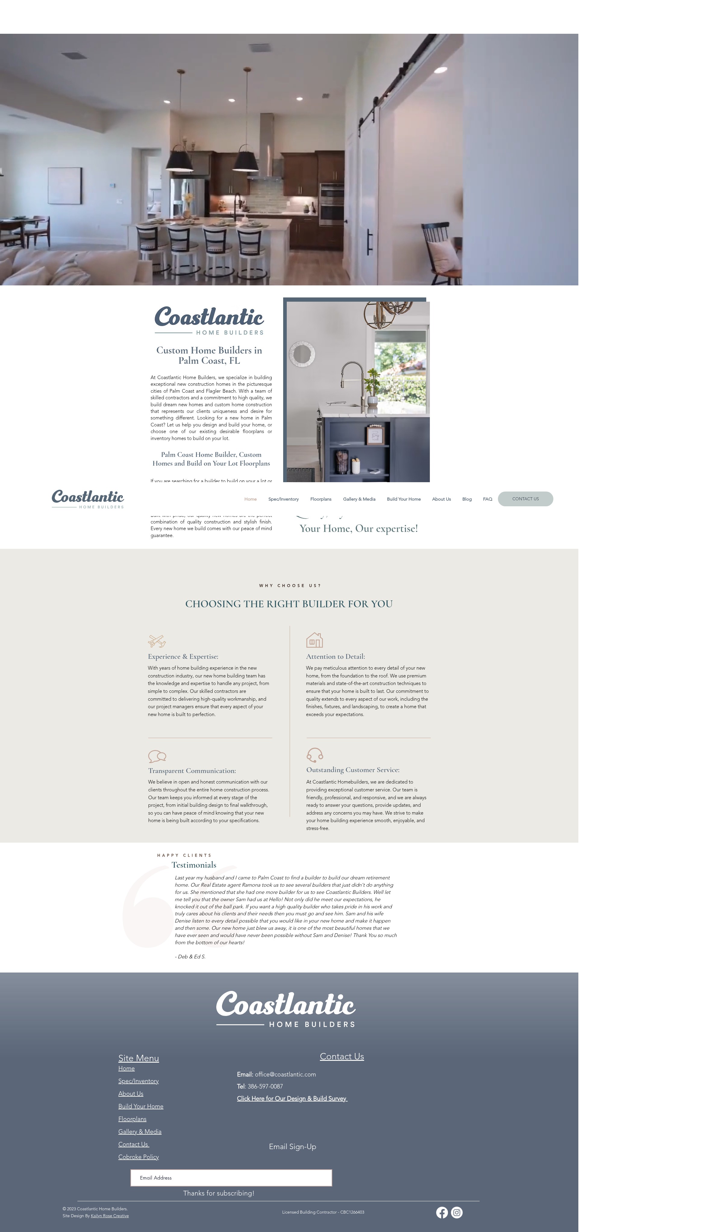 Screenshot of coastlantic.com