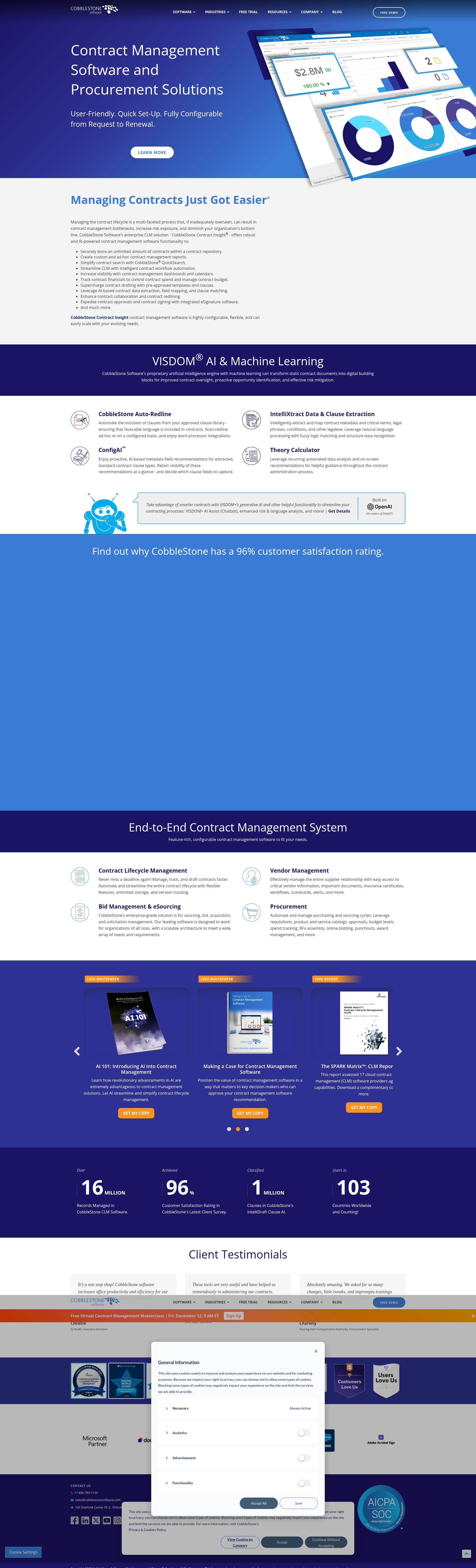 Screenshot of cobblestonesoftware.com