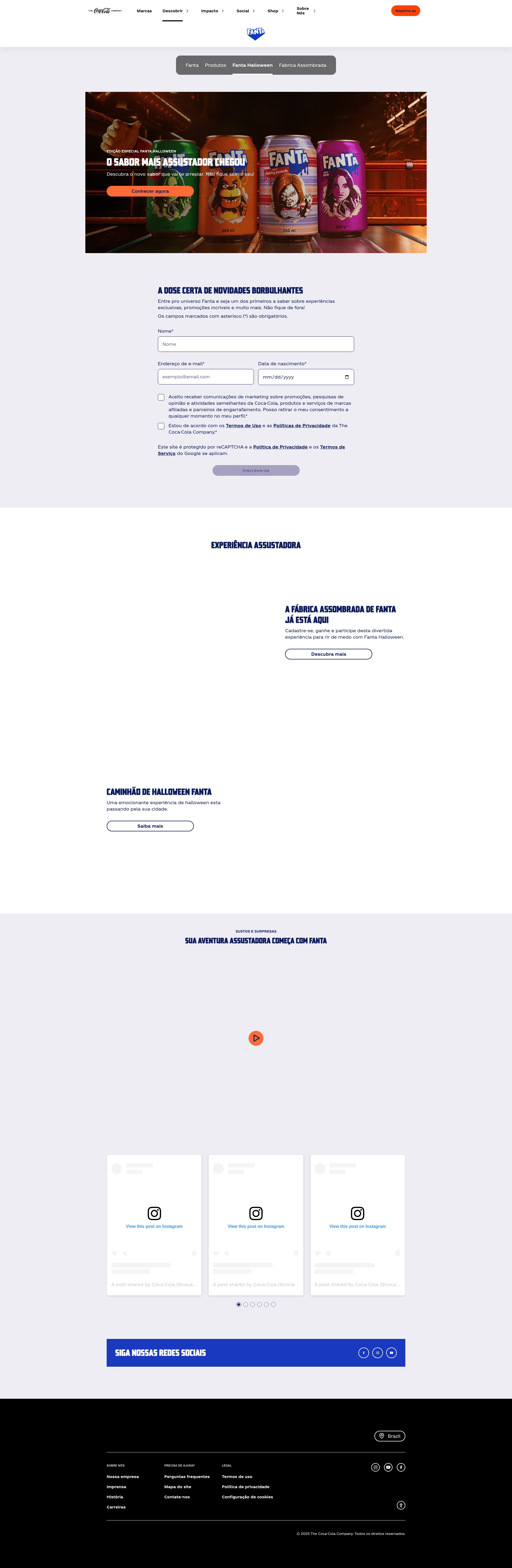 Screenshot of coca-cola.com.br