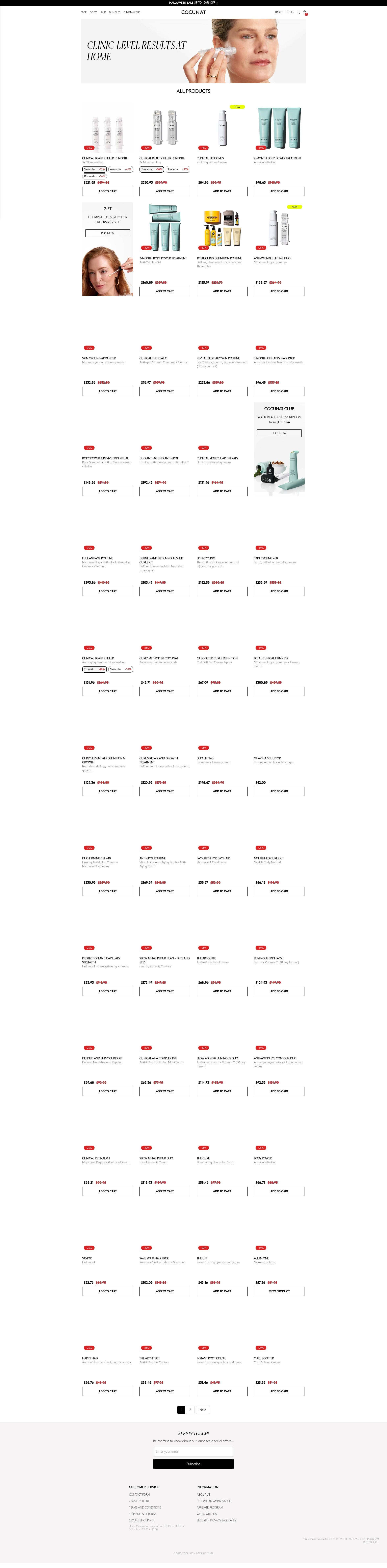 Screenshot of cocunat.com