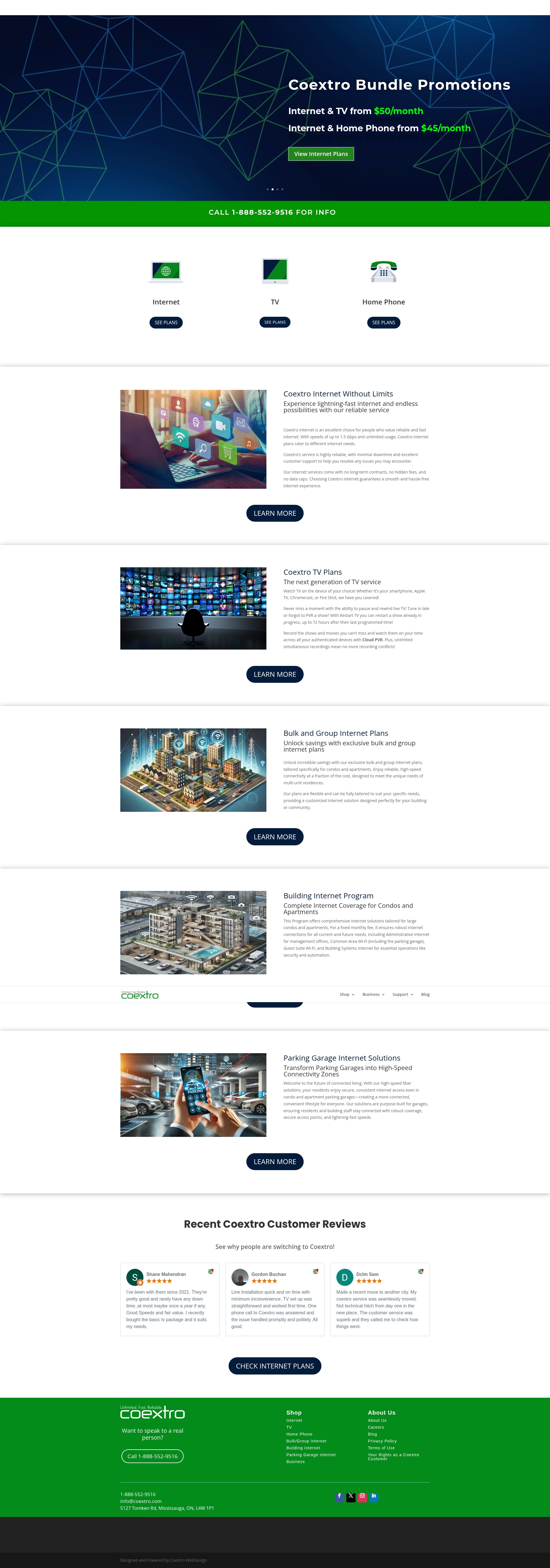 Screenshot of coextro.com