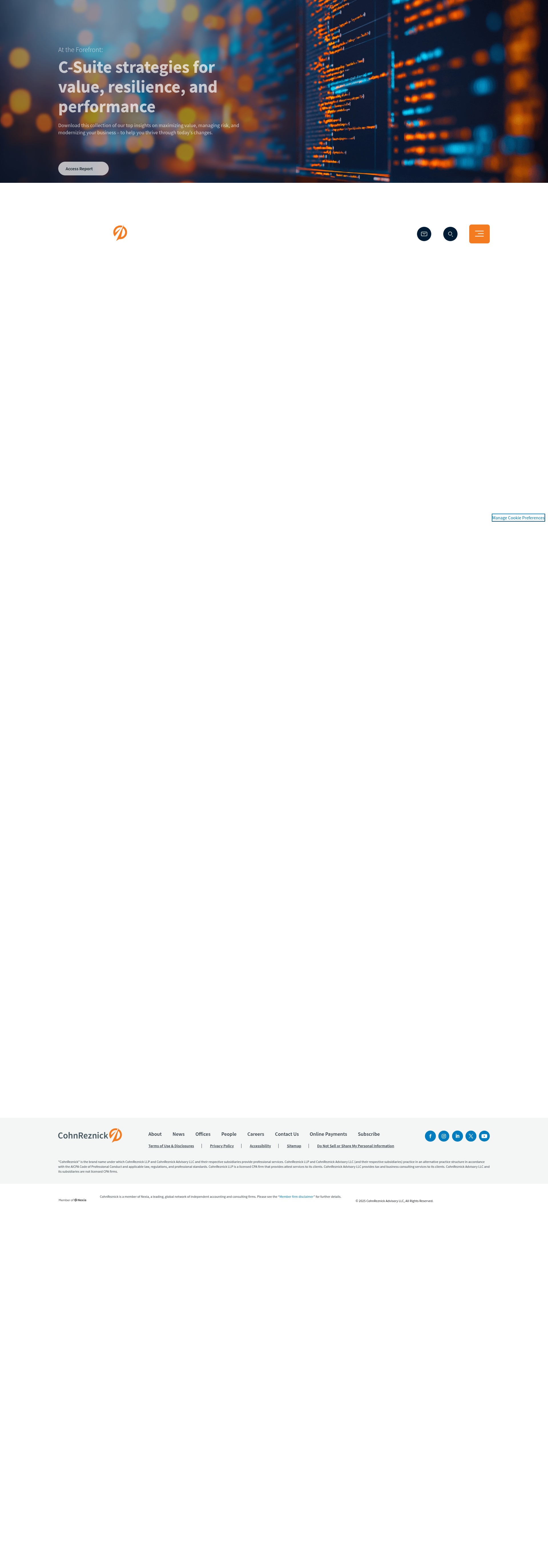 Screenshot of cohnreznick.com
