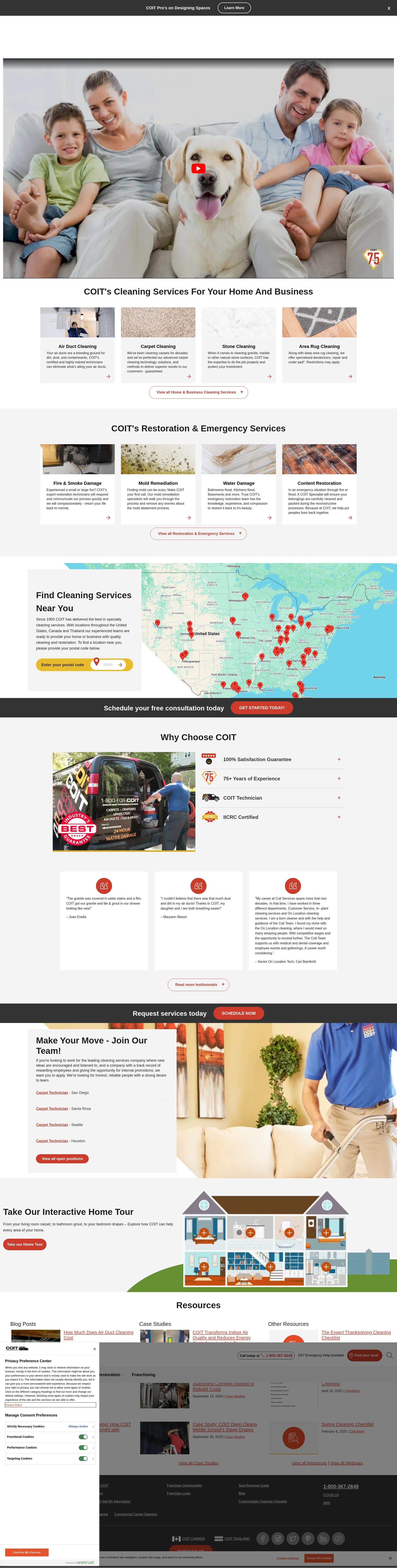 Screenshot of coit.com