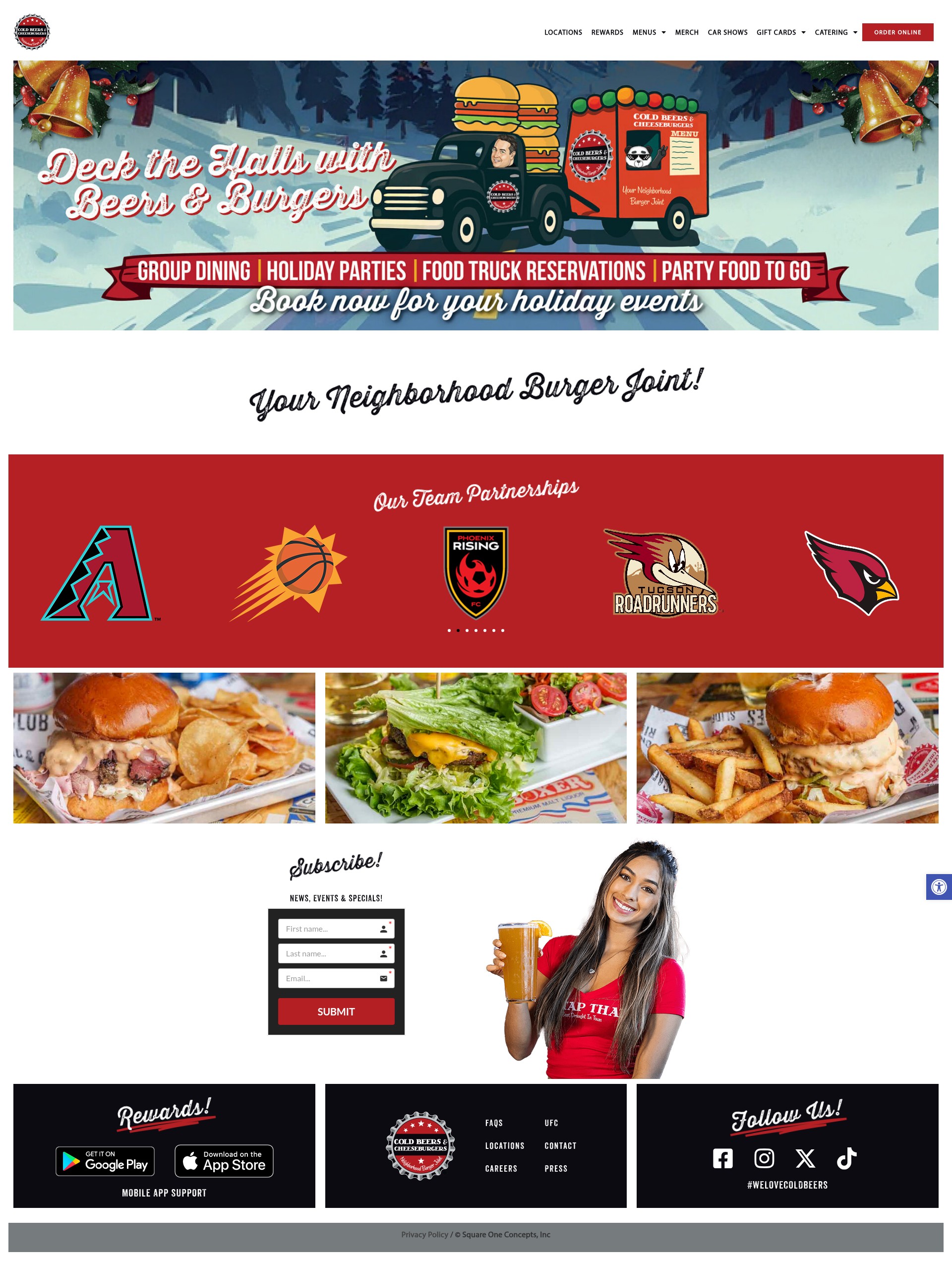 Screenshot of coldbeers.com