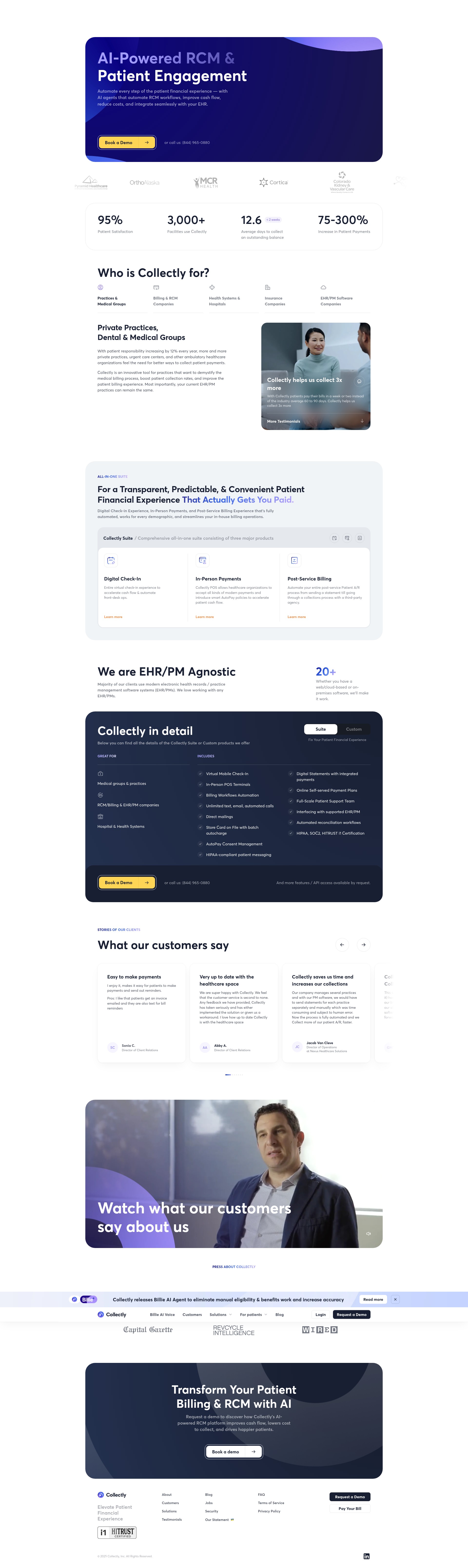 Screenshot of collectly.co