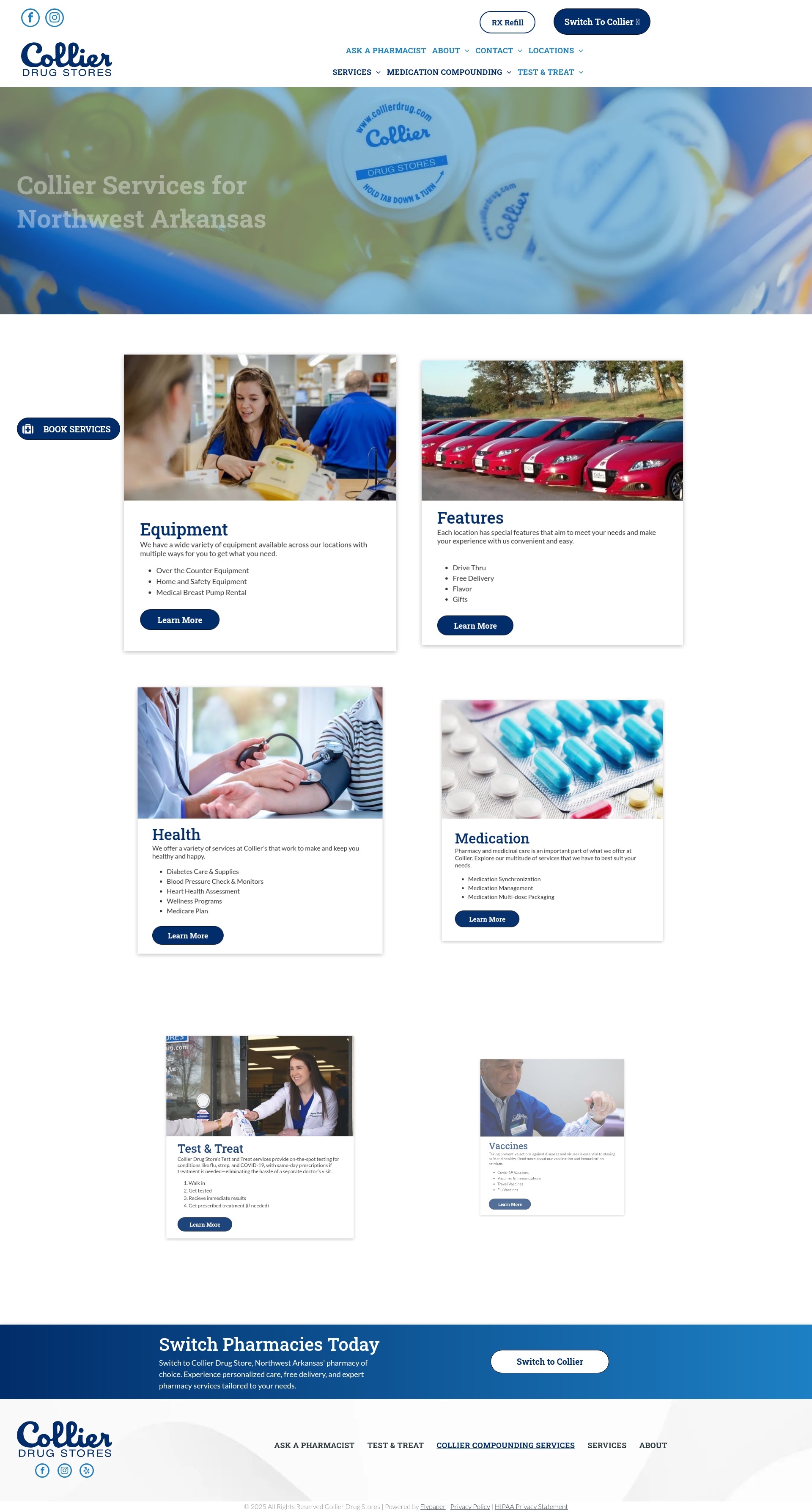 Screenshot of collierdrug.com