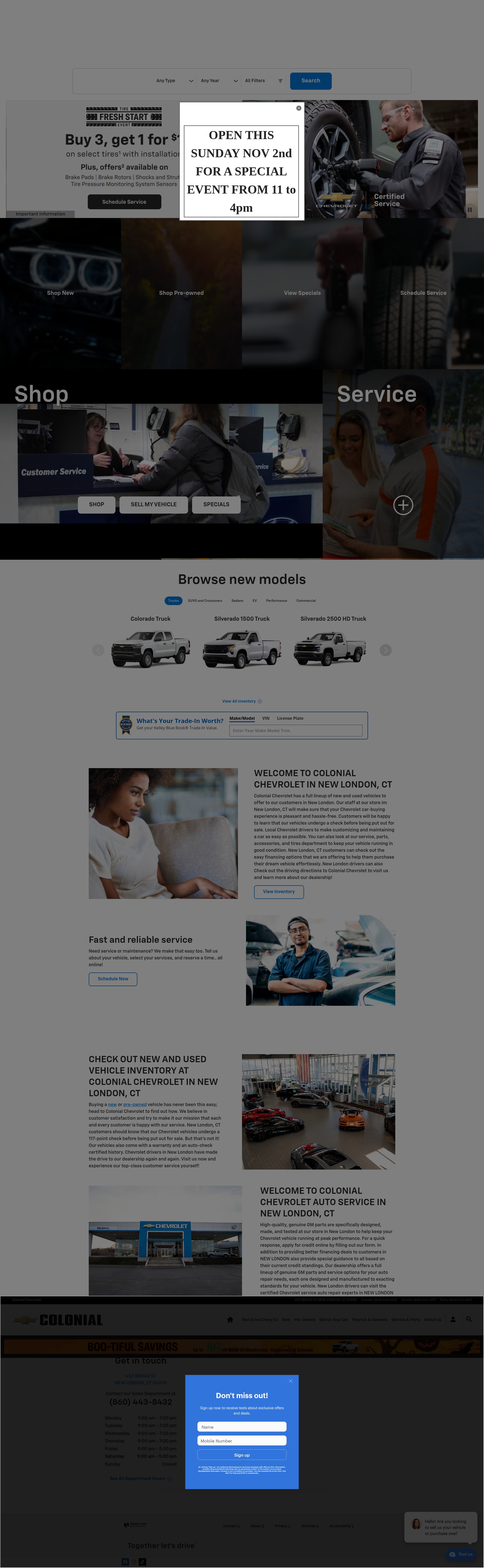 Screenshot of colonial-chevy.com
