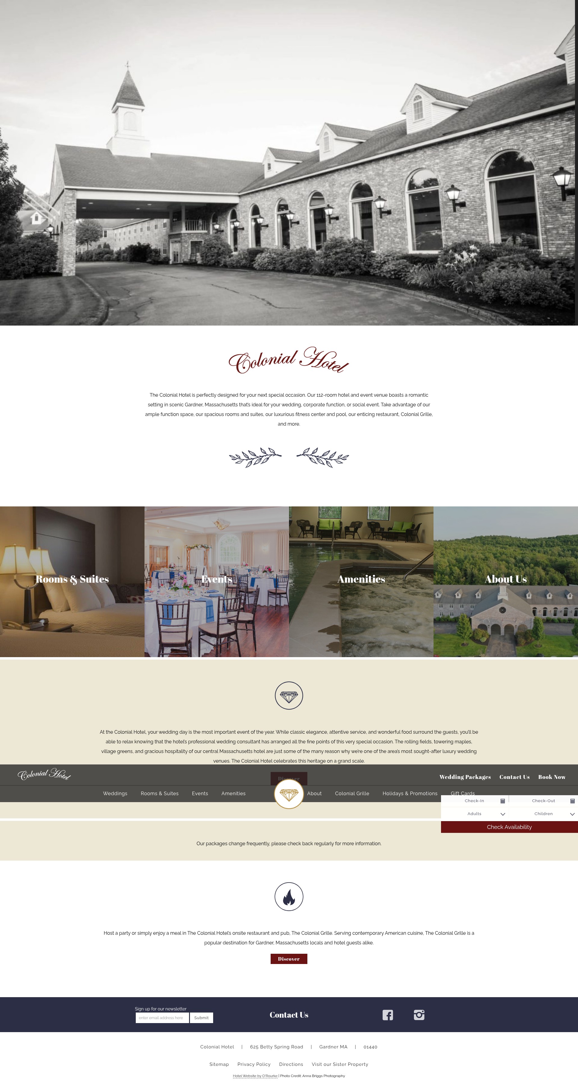 Screenshot of colonial-hotel.com