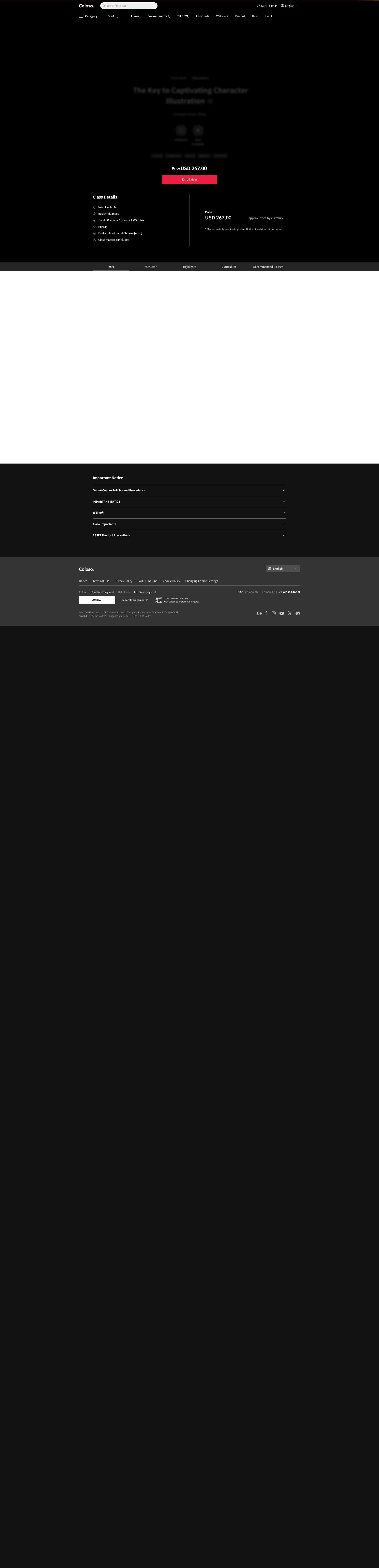 Screenshot of coloso.global