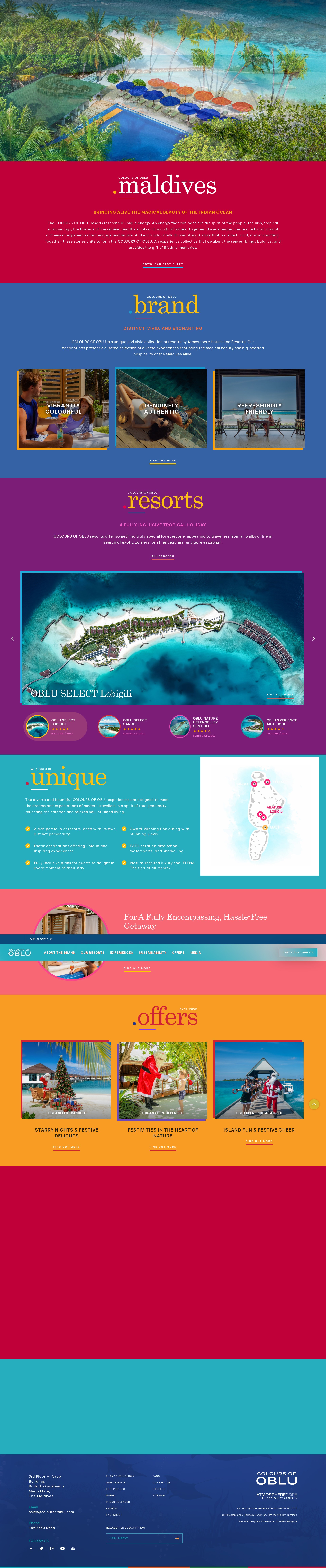 Screenshot of coloursofoblu.com